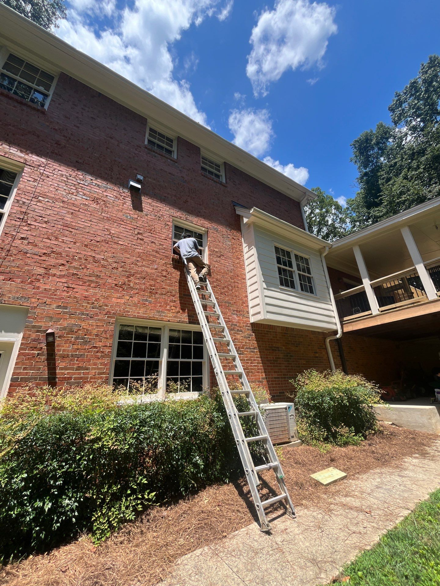 Stone Mountain, GA Rotted Wood & Shutter Replacement, Exterior Paint, and Deck Resurface by Nelson Exteriors