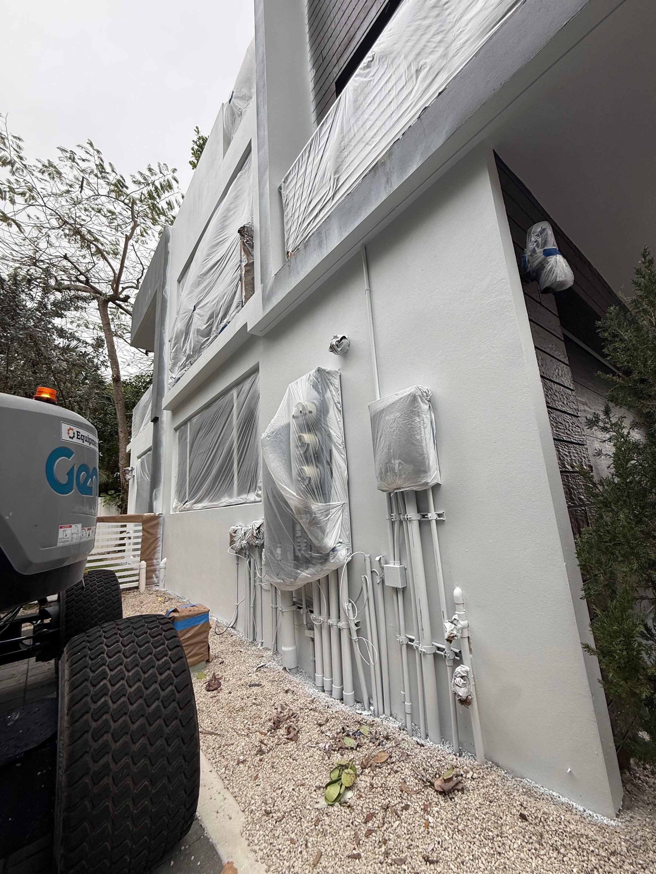 Fort Lauderdale Town Homes Exterior Painting by John “The Greek” Painting