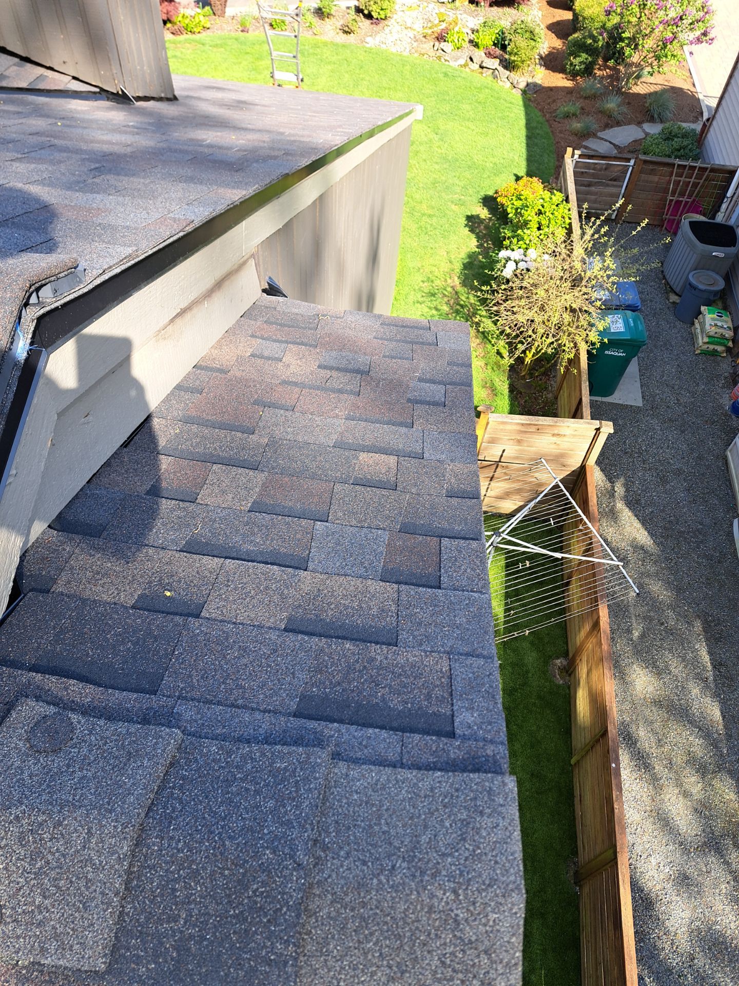 Bad EuroShield Install to Shingles in Issaquah by Roof Smart