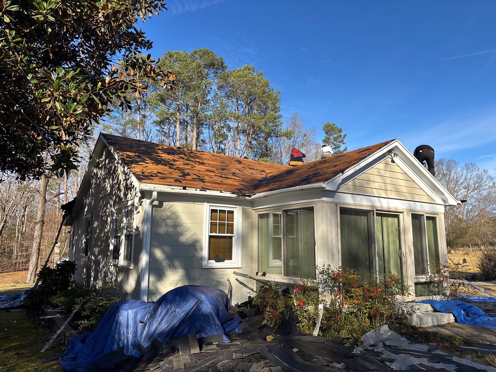 Asphalt Shingle Roof Replacement in Honea Path, South Carolina by Roofers LLC