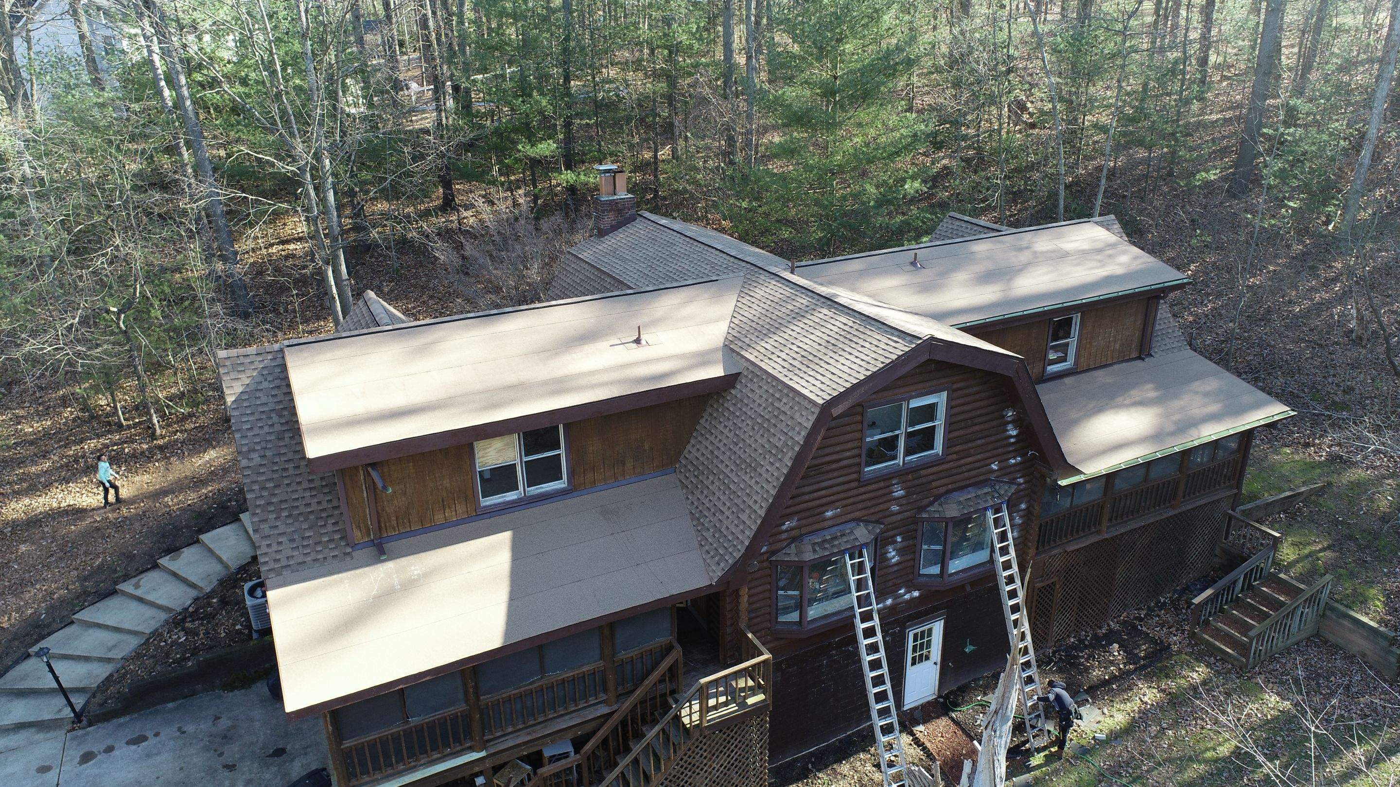 Log Cabin Roof Replacement/Repair in Westminster, MD by American Home Contractors