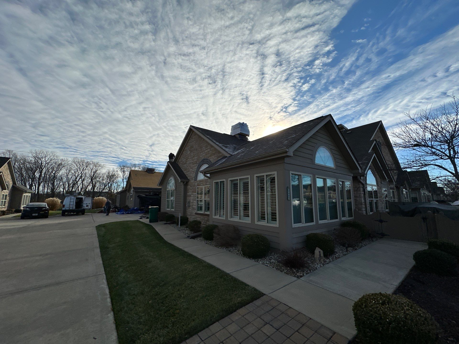 Installation of New Roof by H&F Exteriors