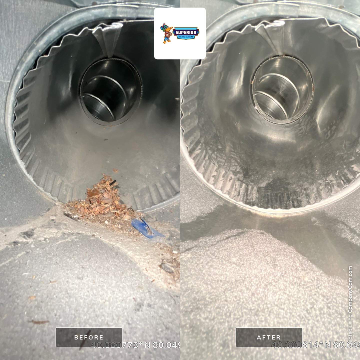 Air Duct Cleaning With a Vacuum Truck in Mt. Lebanon, PA by Superior Air Duct Cleaning