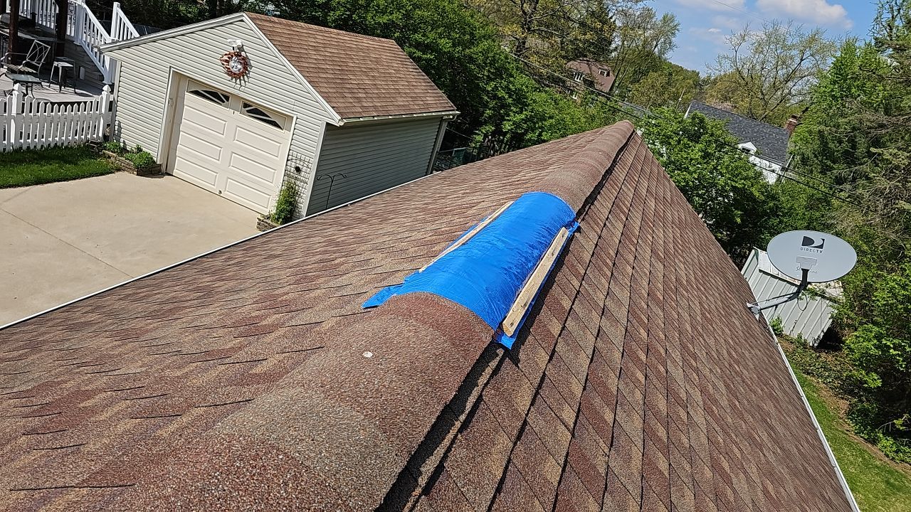 ATLAS PINNACLE COLOR: COPPER CANYON DRIP EDGE: ROYAL BROWN by Eagle Eye Roofing