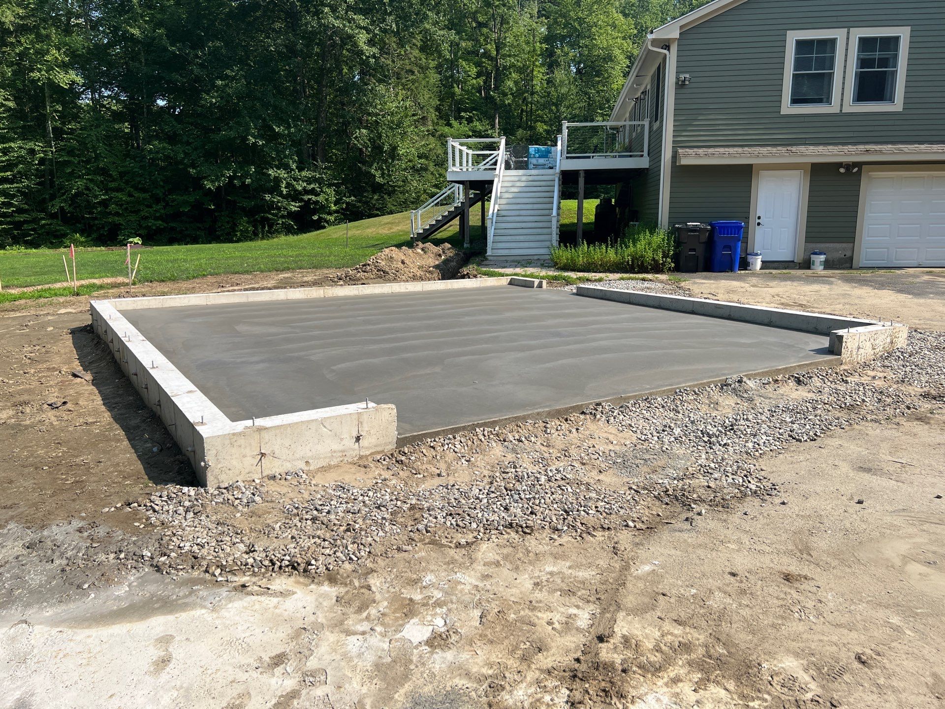 Two-Car Garage using LP SmartSide Panel Siding by Chagnon Building & Remodeling LLC