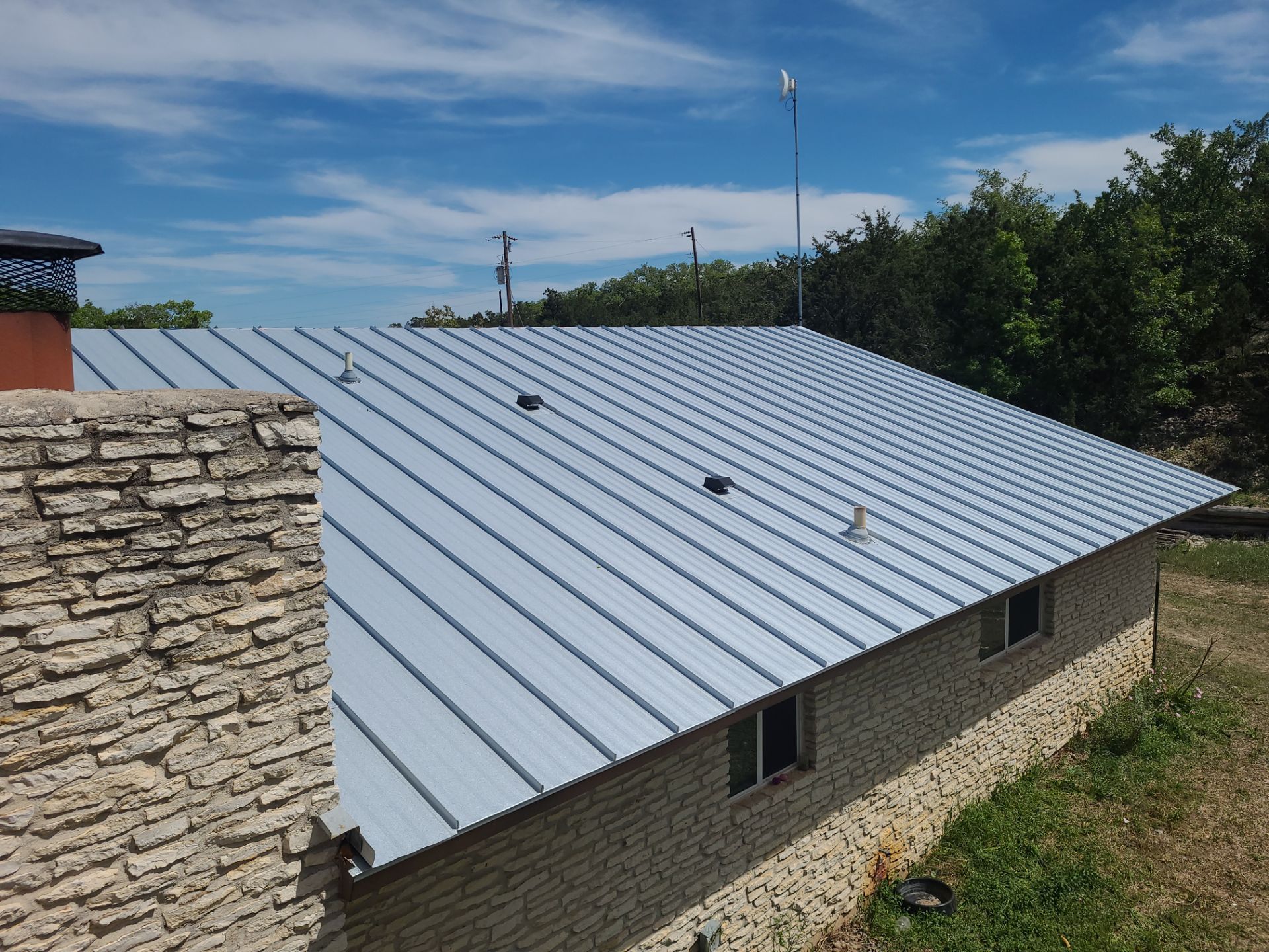 Galvalume Standing Seam offers a 45-year finish warranty! by Oakwood Roofing and Construction, LLC
