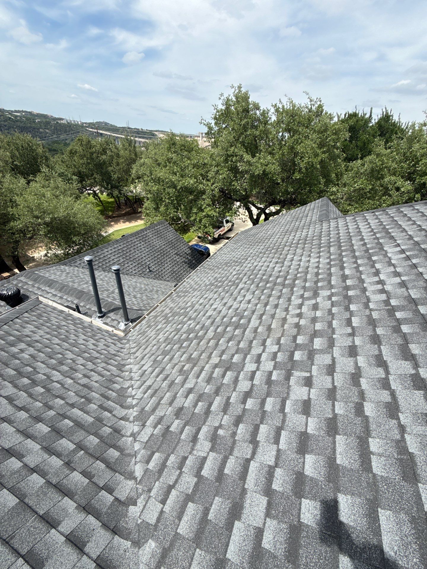 Residential Roof Replacement using GAF - UHDZ - Charcoal by Action Exteriors Austin