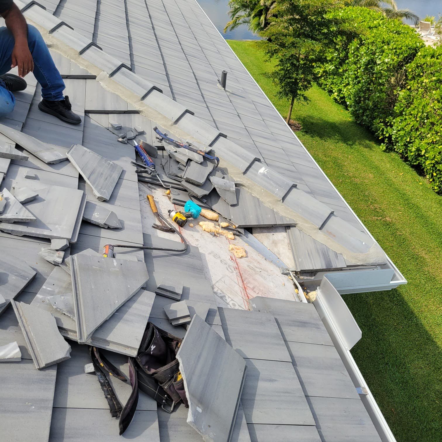 Tile Roof Repair in SW Cape Coral by Four Peaks Roofing