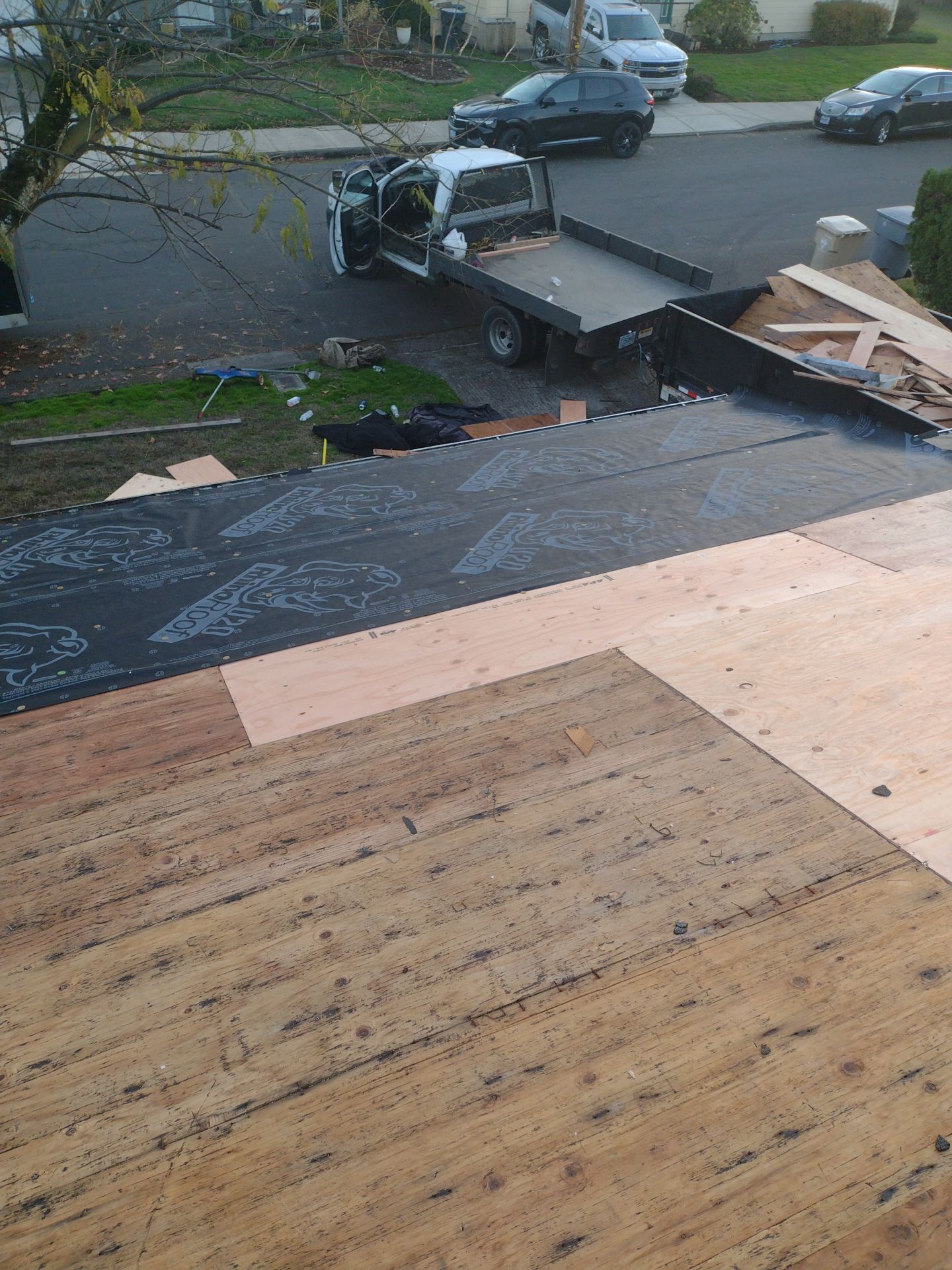 Residential Roof Installation: IKO Dynasty 30 Year Shingle Color: Frostone Grey by Orezona Building & Roofing Company, Inc.