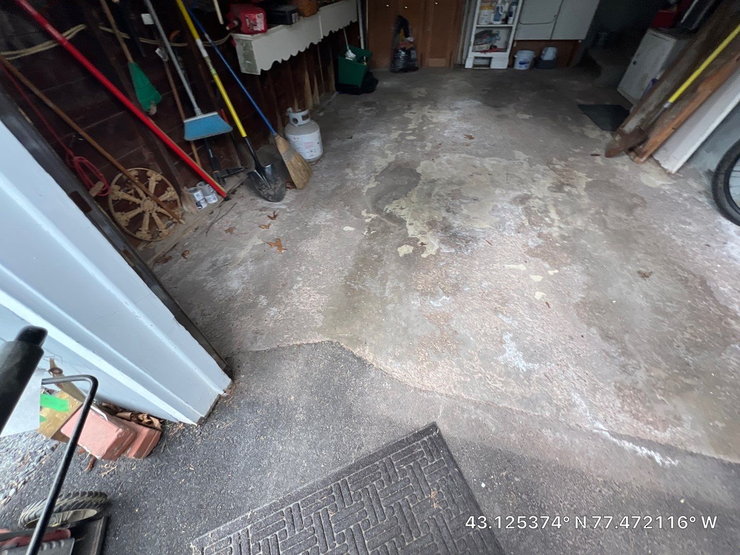 Concrete garage floor replacement  by NG Masonry & Construction LLC