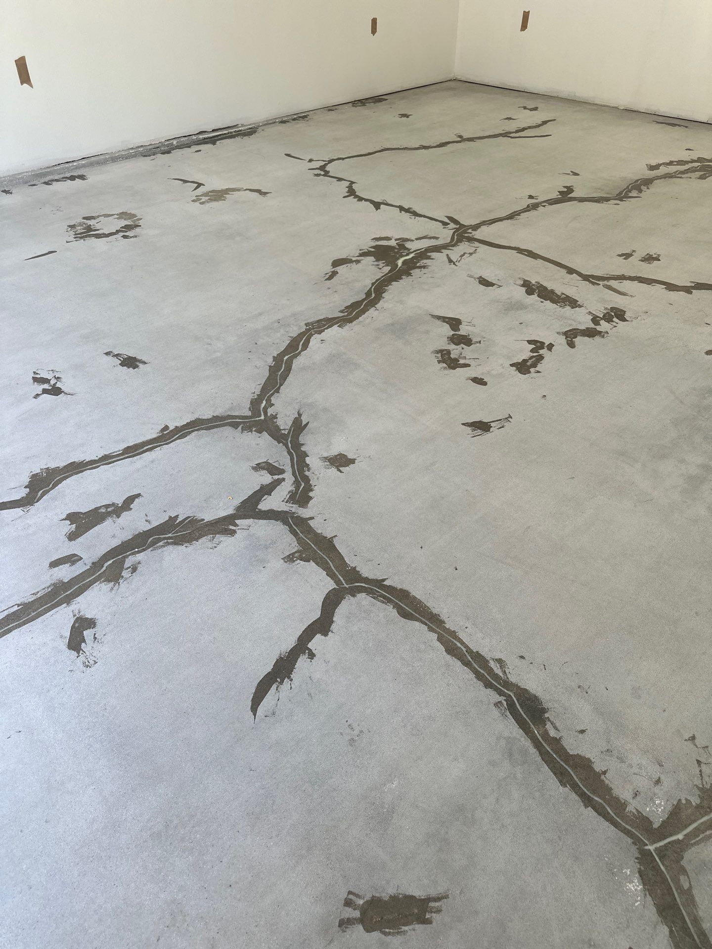 Atascadero Garage Floor Restoration with Moisture Vapor Barrier and Chips by MGP Coatings