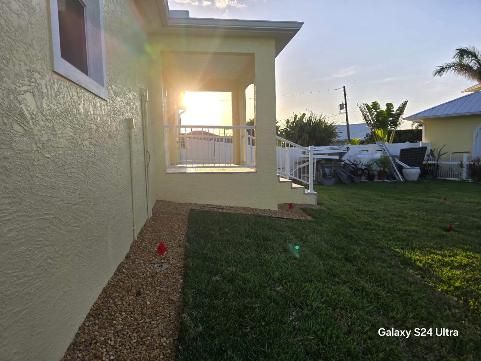Vinyl Privacy Fence and Porch Railing Installation in Port Charlotte by True Fence LLC