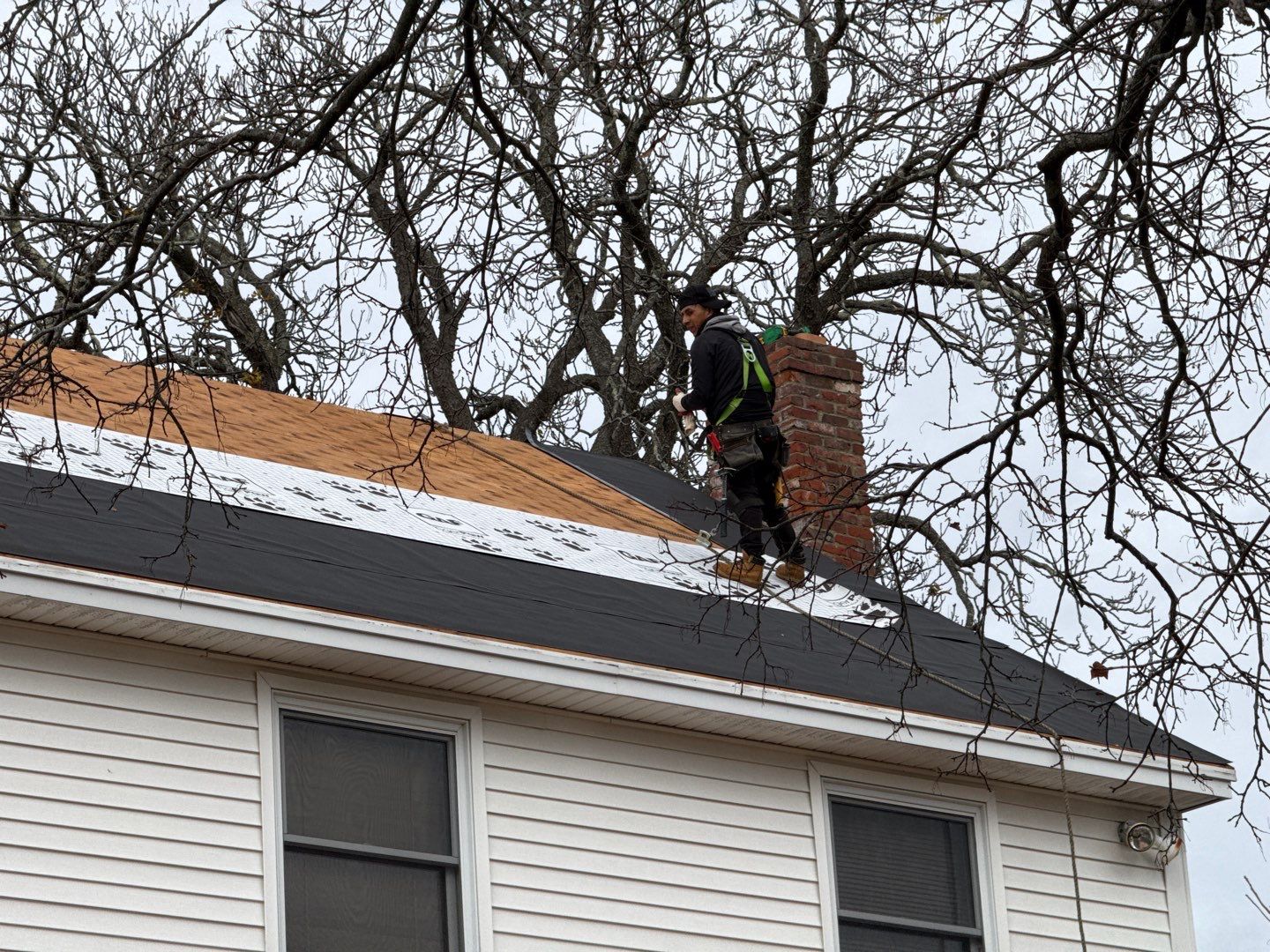 GAF Timberline® HDZ™ Roof Replacement – Hunter Green | Family Farm in Haverhill, MA by Sensible Home Solutions