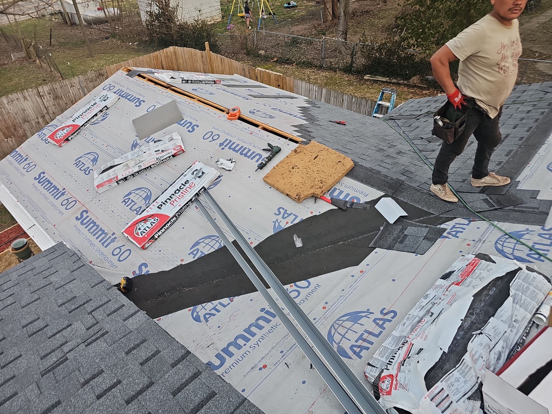 Residential Roofing Install - Atlas Pinnacle Pristine - Color Pewter by Titan Commercial & Residential Roofing 