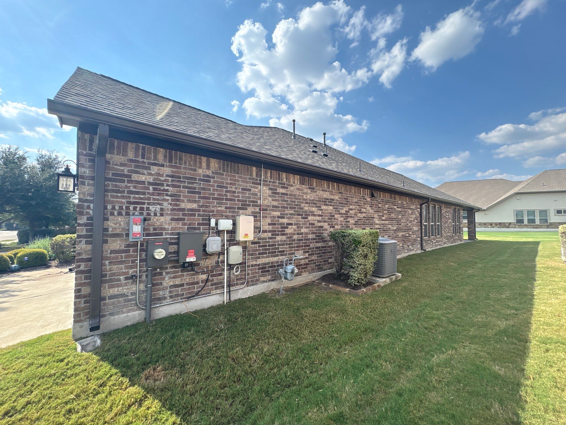 Full Roof Replacement with Solar Reinstall – Duration Driftwood | Round Rock, TX by Kstylez Roofing & Construction