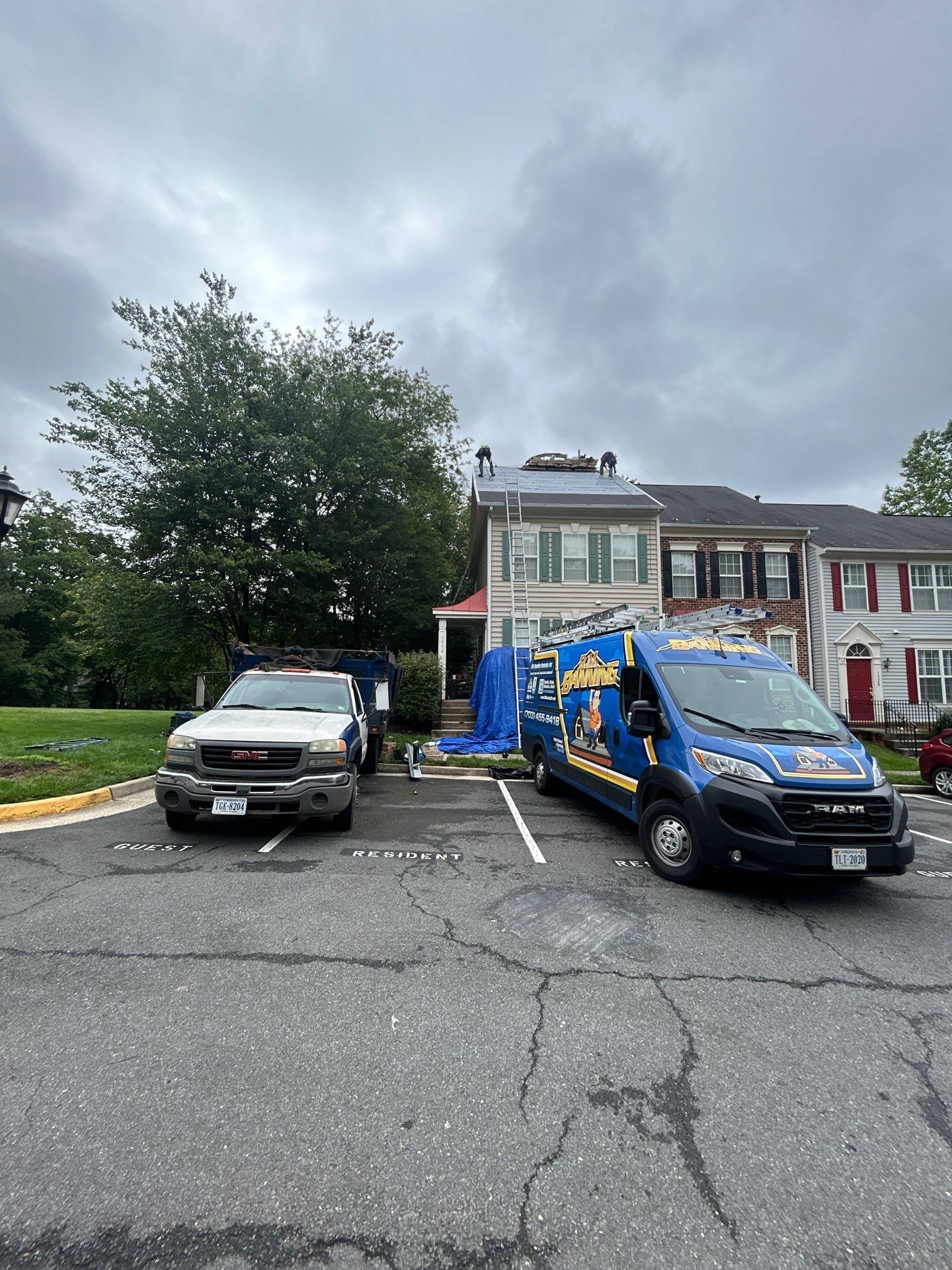 Reston Roof Replacement with CertainTeed Landmark PRO in Max Def Moire Black by RM Banning, Inc.