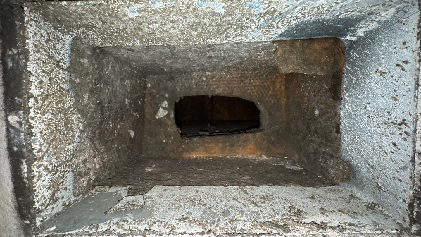 Extremely Dirty Air Duct Cleaning in Fruitland Park by Hygienic Air, Inc