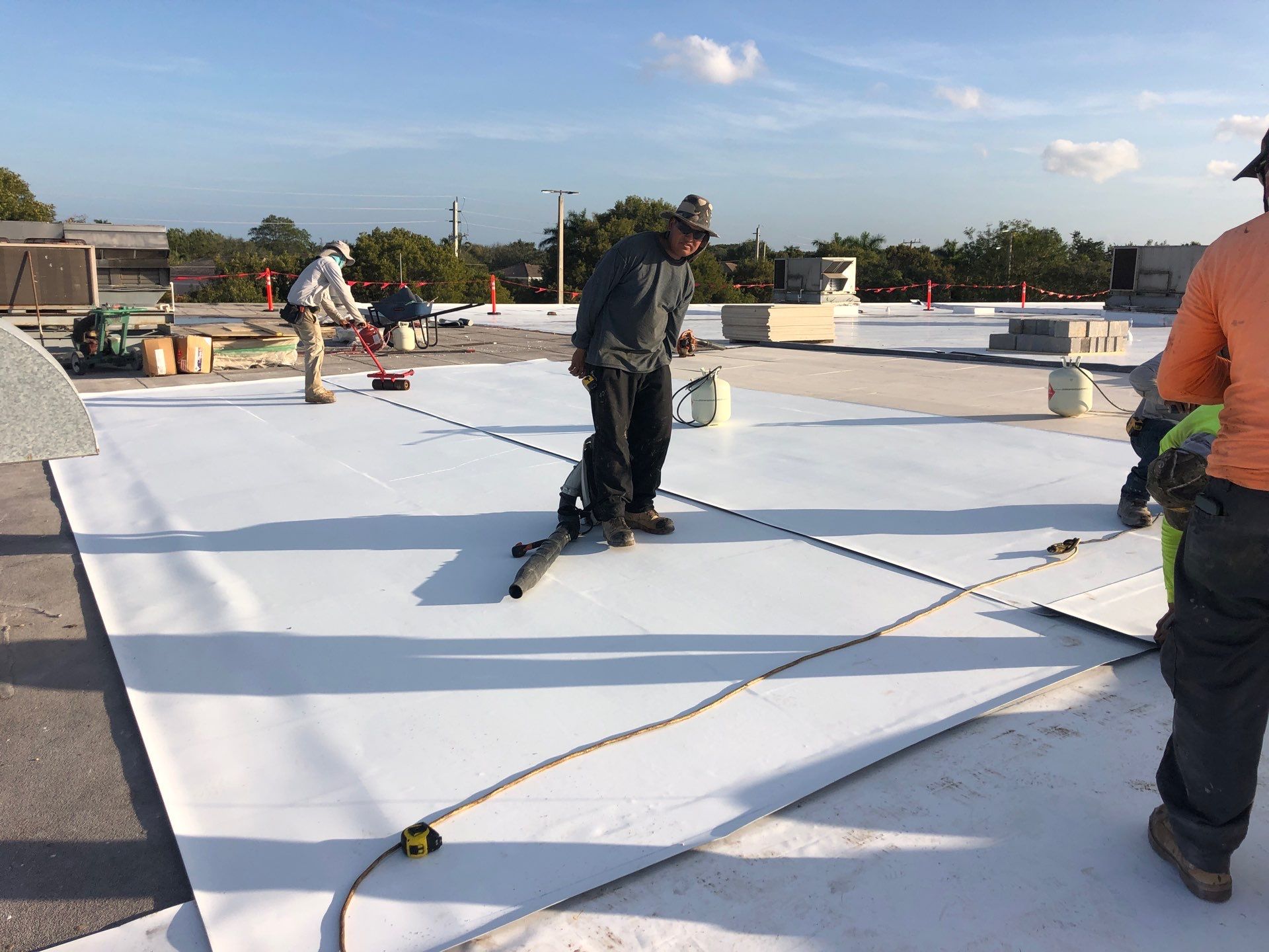 Commercial Re-Roof using GAF TPO by First Due Roofing