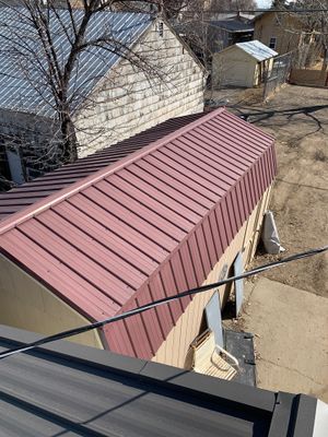 Residential Roof Project Using Metal Roof In Chinook, Montana
