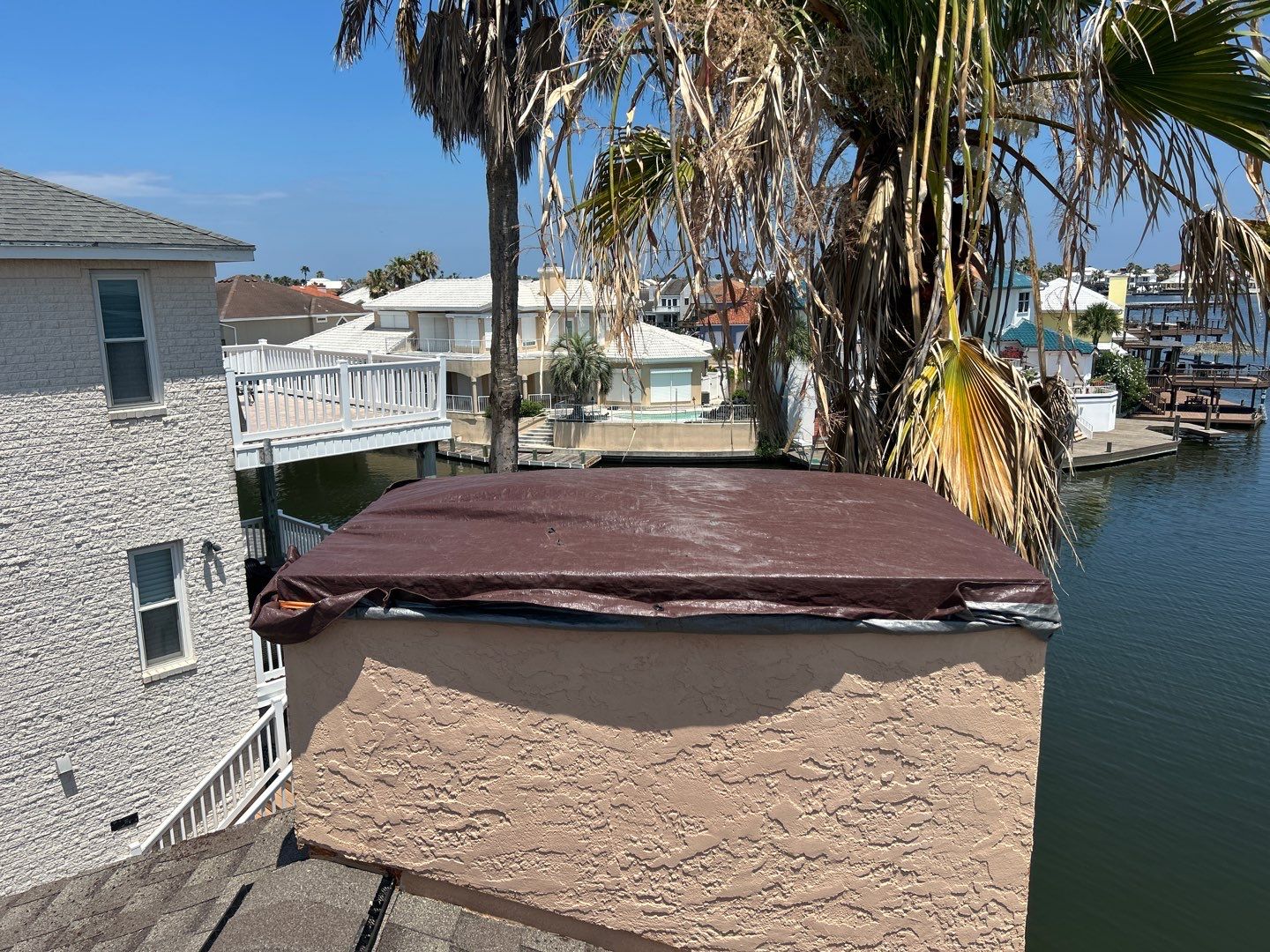 Chimney Cap & Chase Replacement using Galvanized Chimney Cap & Chase by Lighthouse Roofing