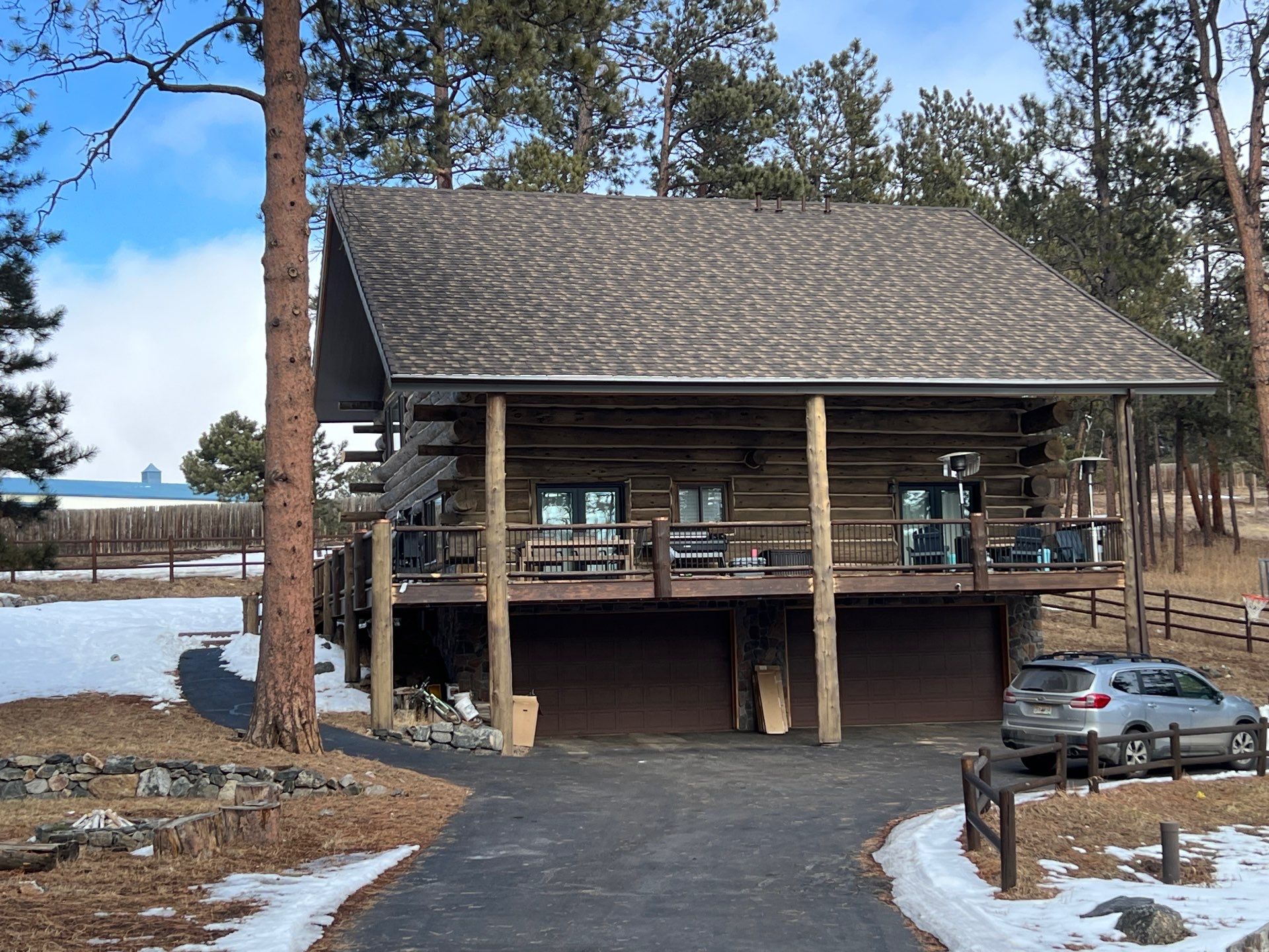 Residential Roofing Installation using Stone Coated Steel by Blue Peaks Roofing LLC 