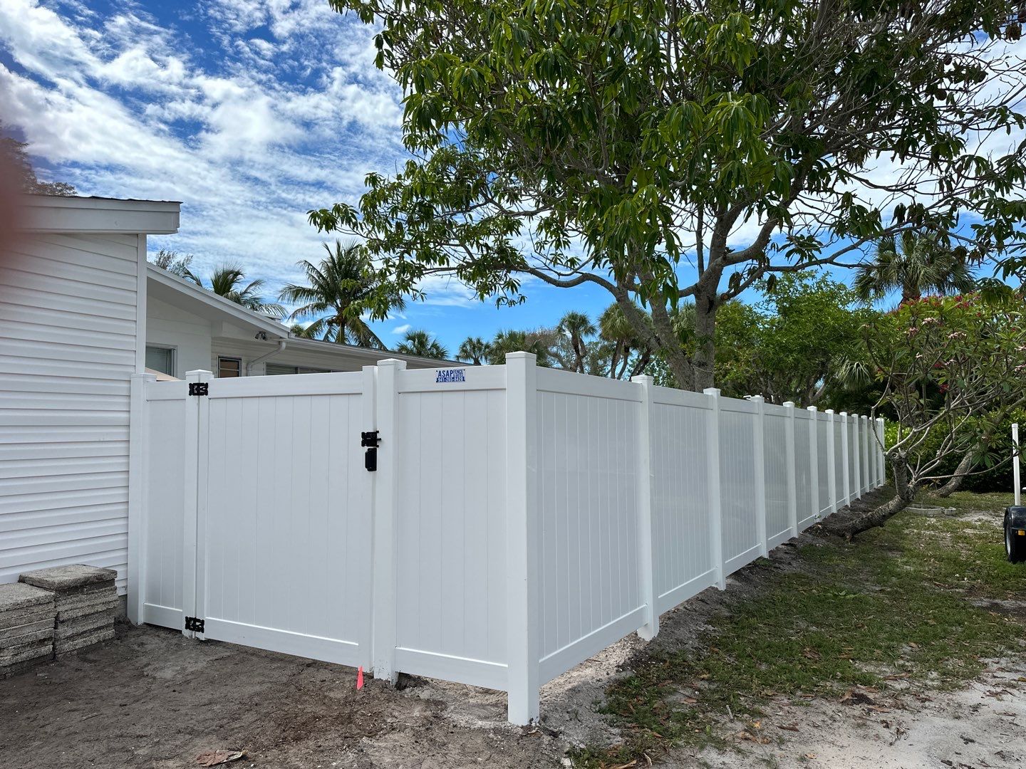 Vinyl Fence Installation using Vinyl Privacy Fence  by Asap fence and gates, LLC