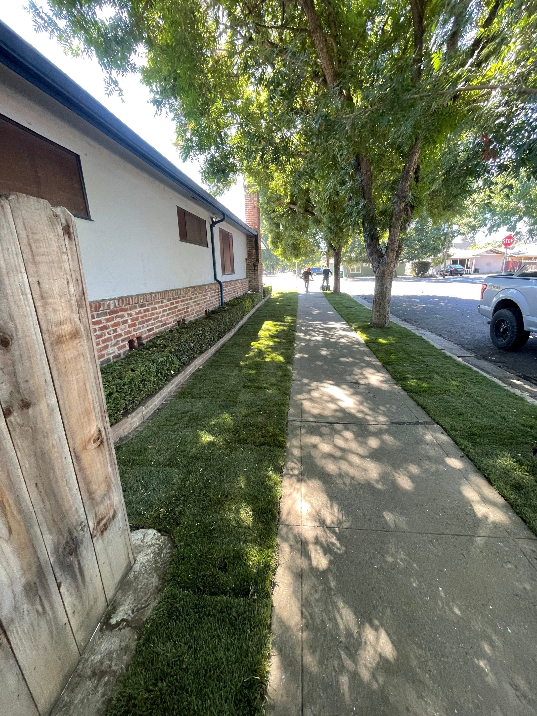 Project in Stockton by A - G Sod Farms