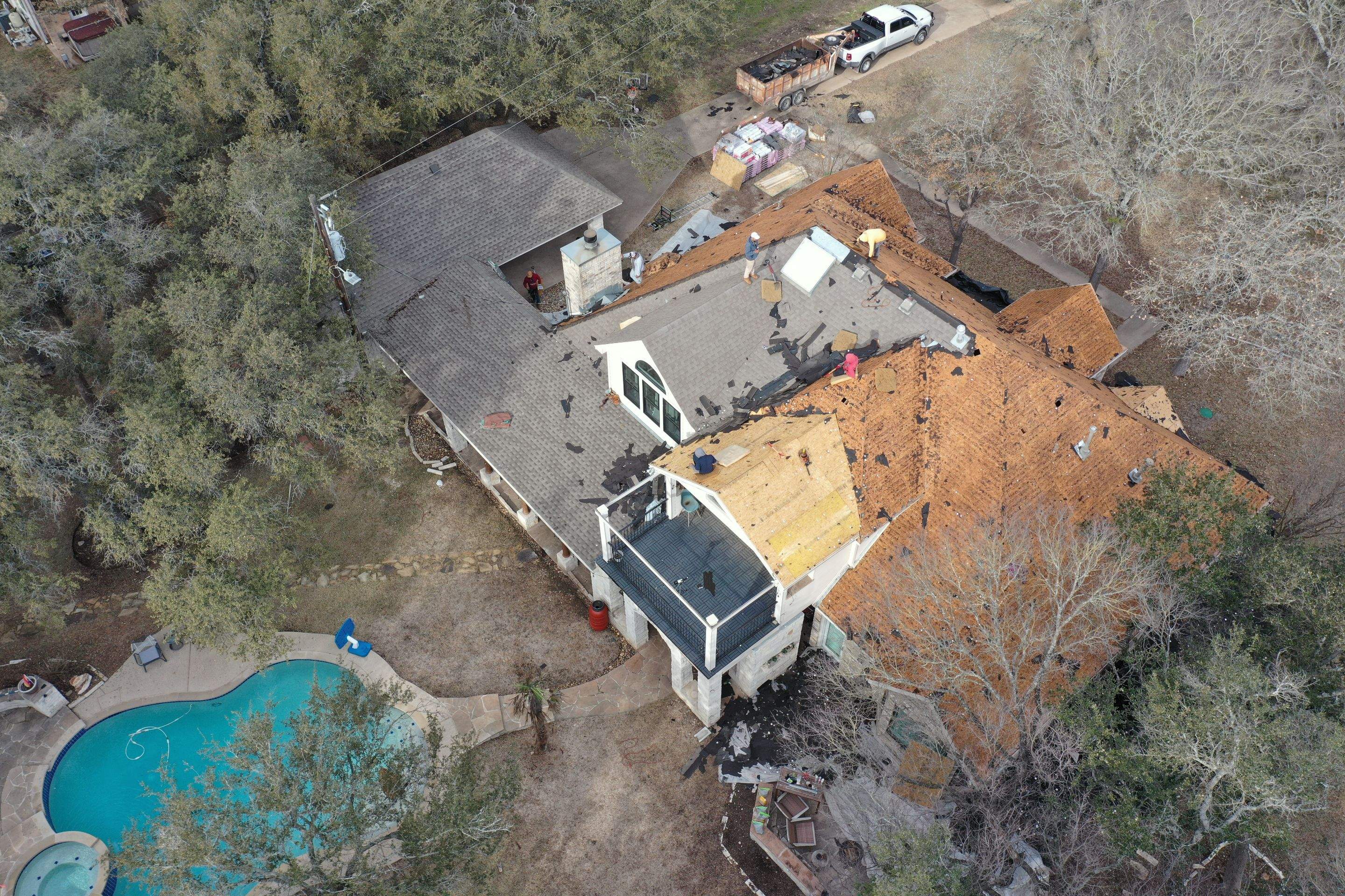 Residential Roof Replacement using Owens Corning Duration by Action Exteriors Austin