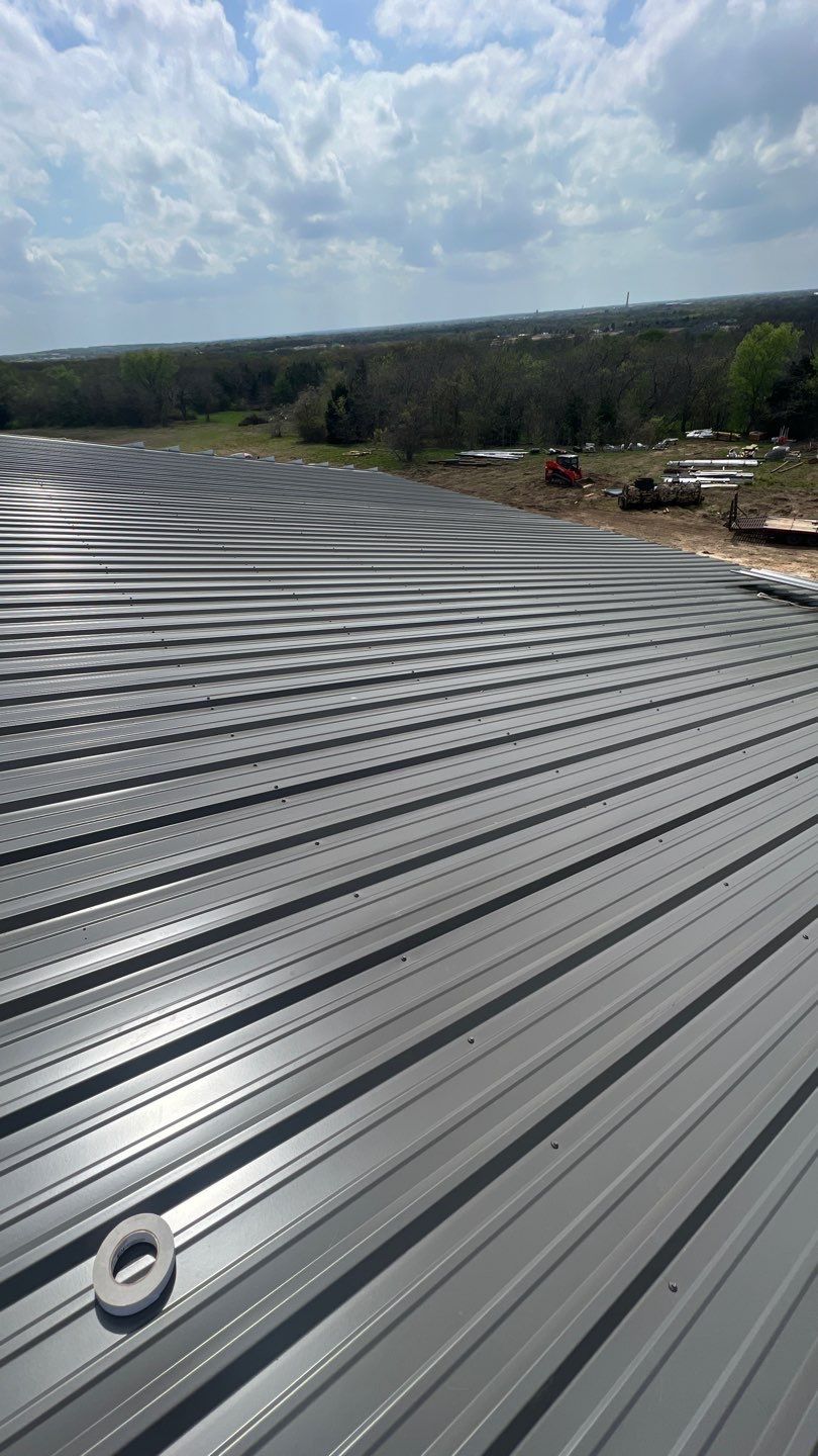 DYCHE INDUSTRIAL SERVICES metal building by Sky Roofing and Remodeling LLC