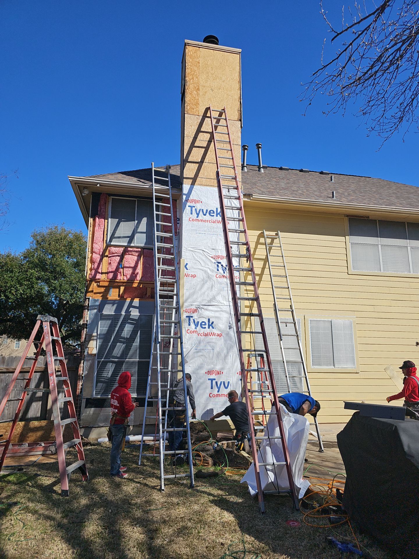 New Hardie Lap Siding & Board and Batten by DeZign Roofing & Exteriors