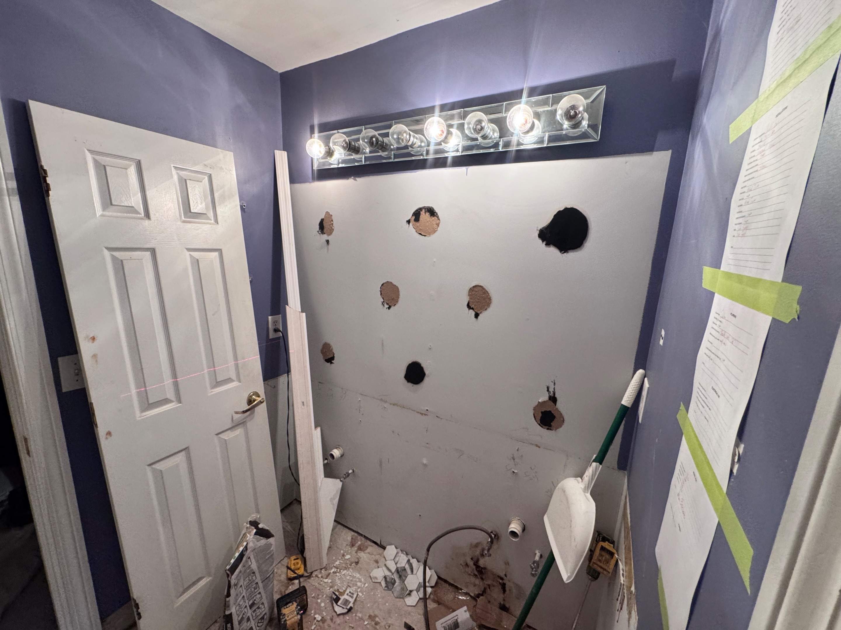Hall bathroom renovation by Prudencio