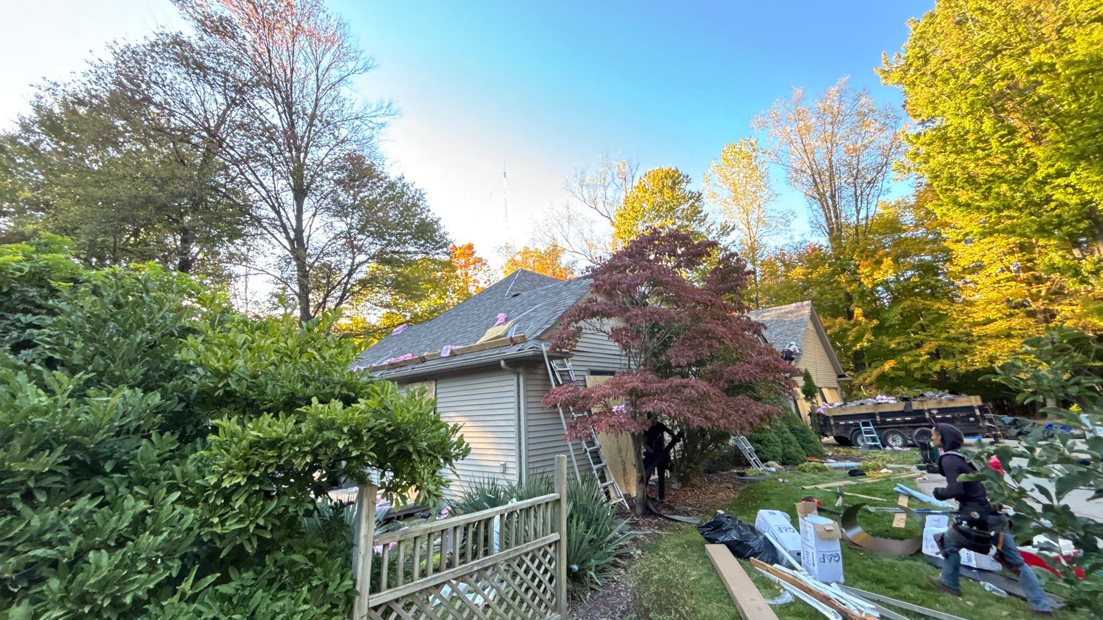 Roof Replacement using Owens Corning Driftwood by 180 Contractors