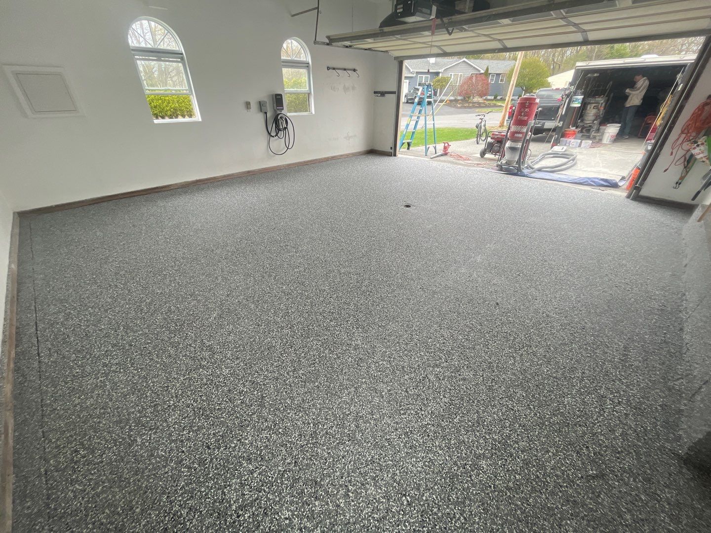 Garage in Shrewsbury, MA 01545 by Symphony Concrete Coatings