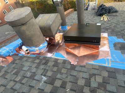 Copper Work - Cabot Estates Condos - Jamaica Plains, MA 