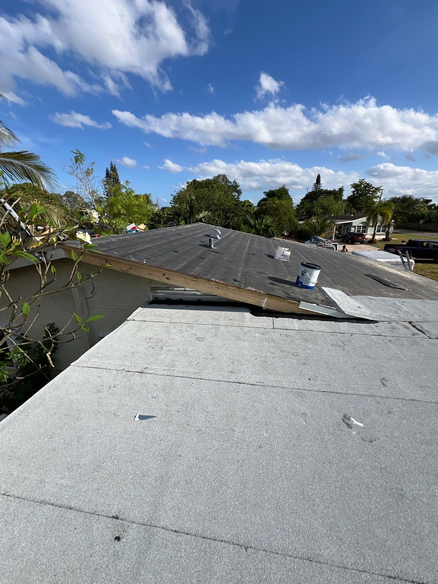 Beautiful Blue Shingle Re-Roof in Hollywood! by First Due Roofing