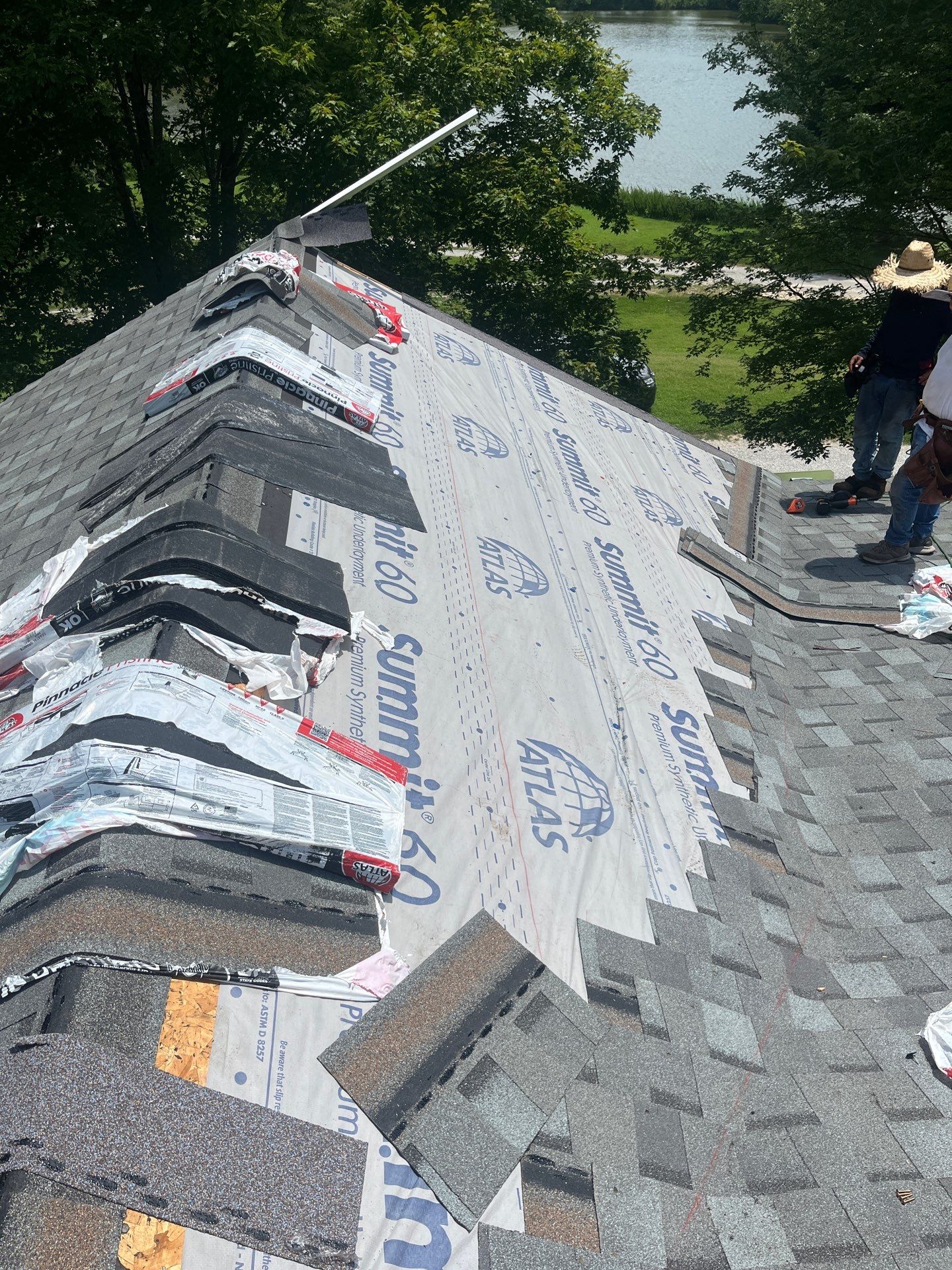 Residential Roofing Install - Atlas Pinnacle Pristine Shingles - Color Coastal Granite  by Titan Commercial & Residential Roofing 