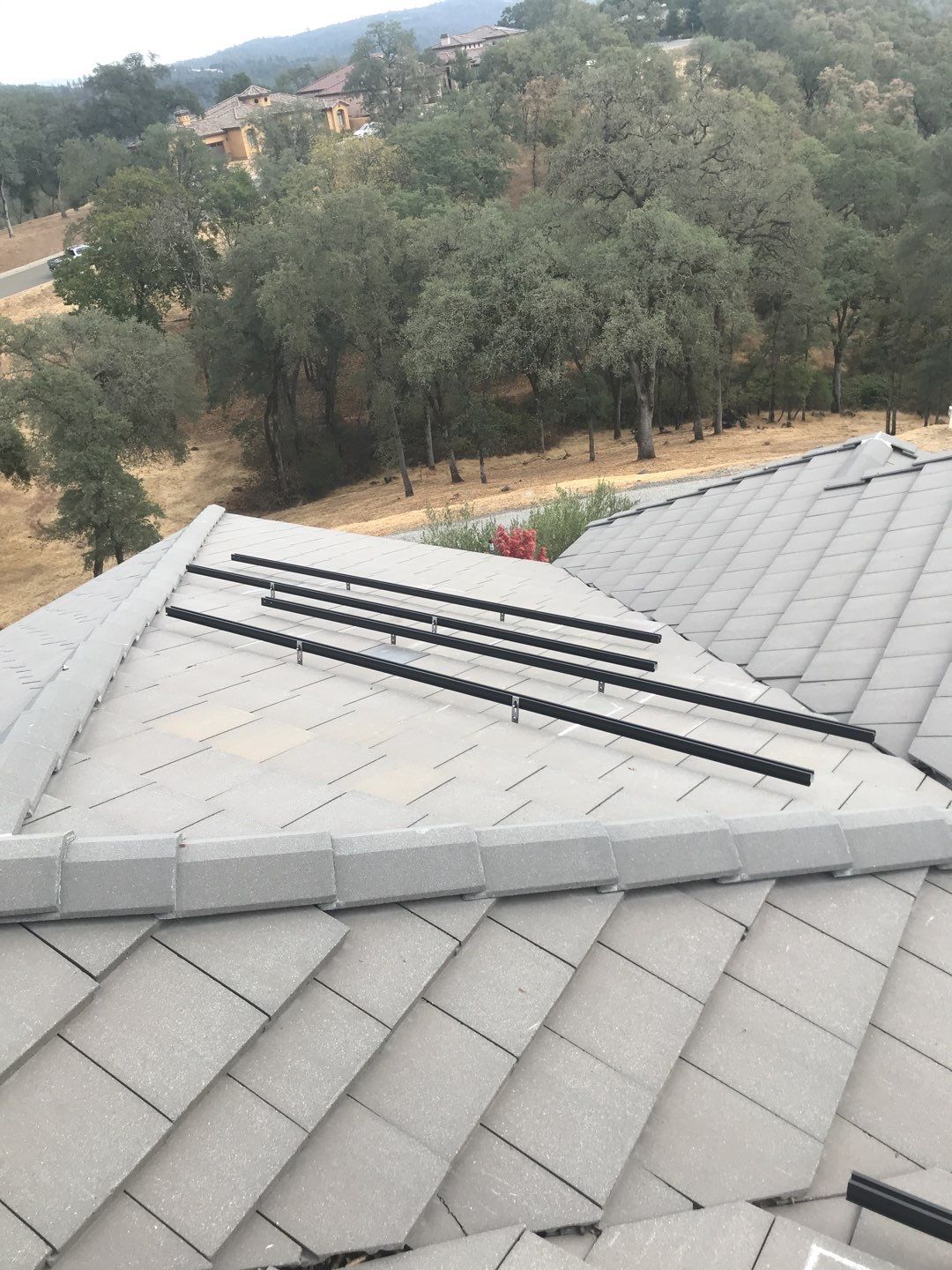 Solar panels power this home by Byers Enterprises 