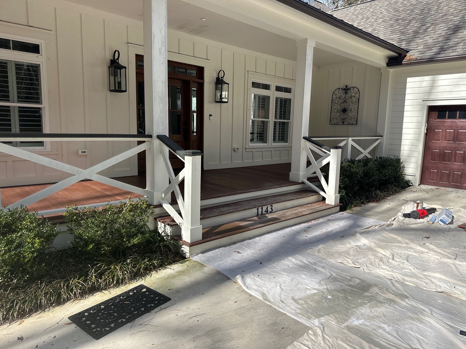 Coated deck using AcryFin by DuraSeal