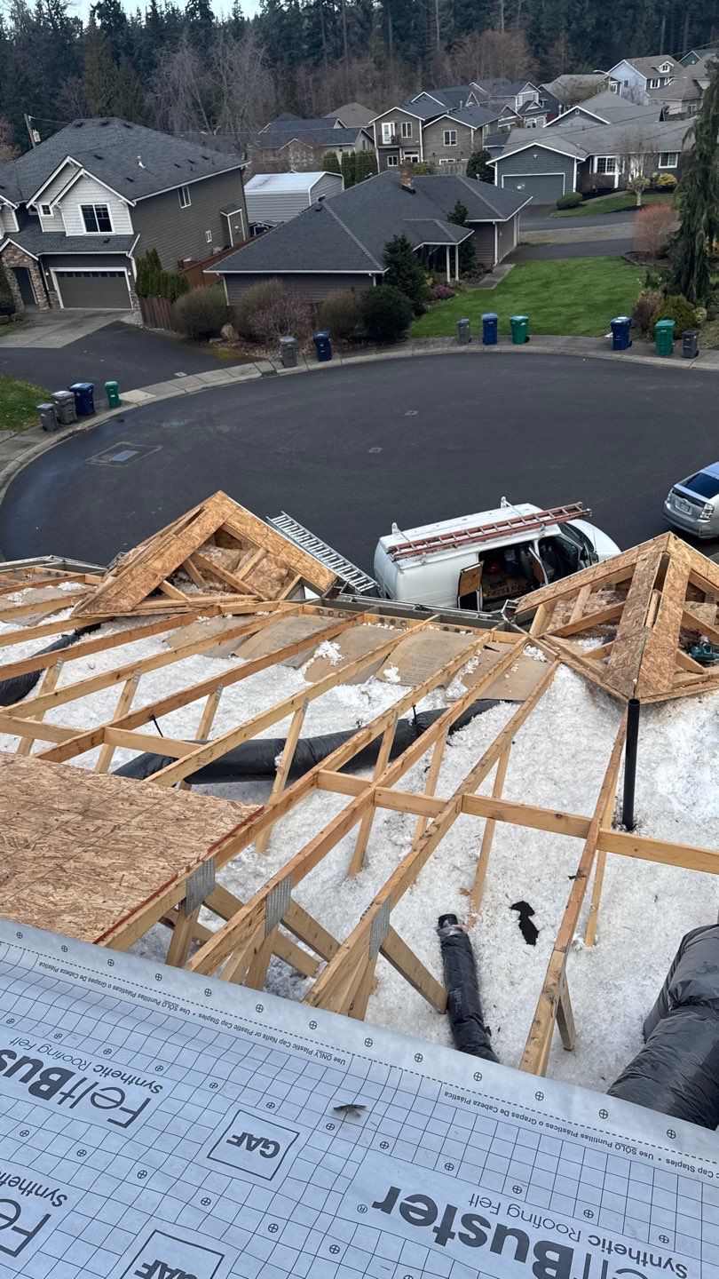 Residential Roofing Installation using GAF HDZ Shingles by Roofing Formula LLC