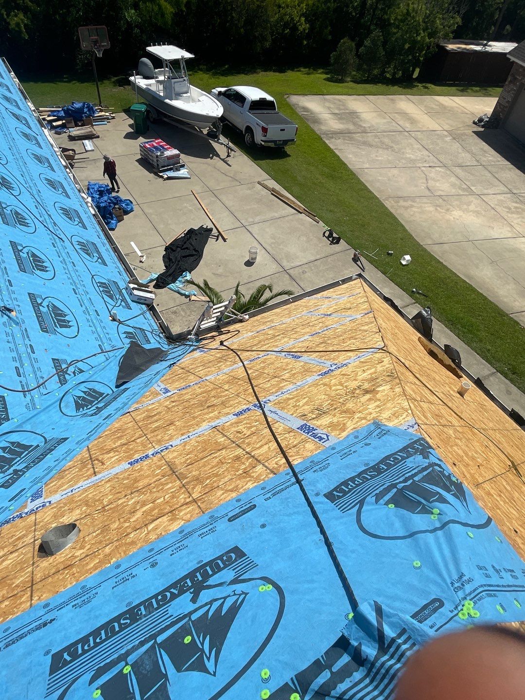 Residential Roofing Installation using Roof Replacement by American Roofing & Construction LLC