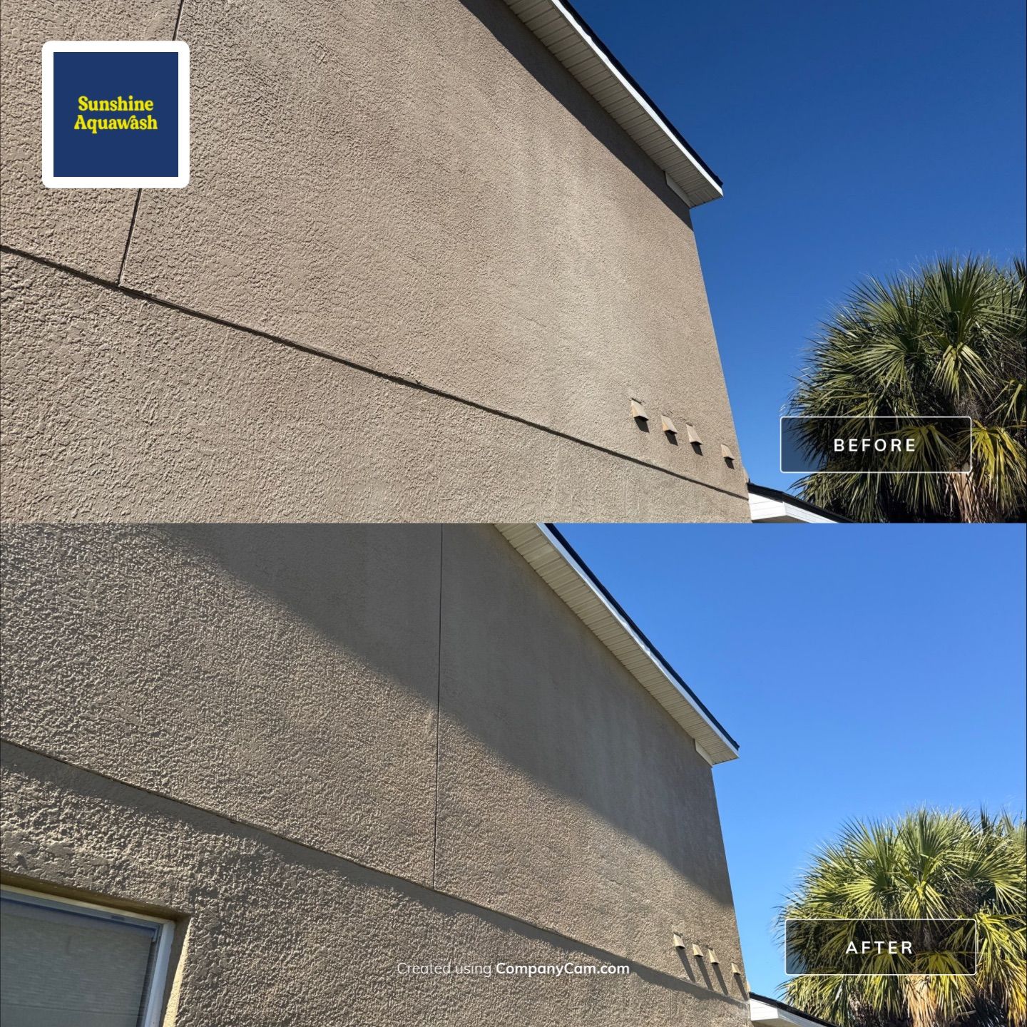 Two-Story House Wash in Crystal Lakes – Palmetto, FL by Sunshine AquaWash