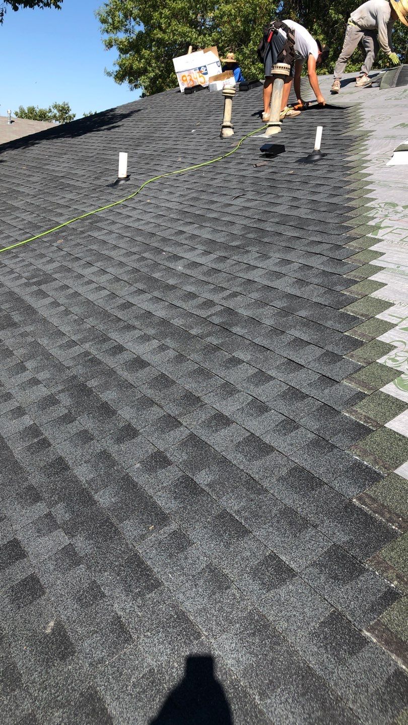 Residential Roofing Installation using GAF Natural Shadow  by A & H Roofing and Contracting