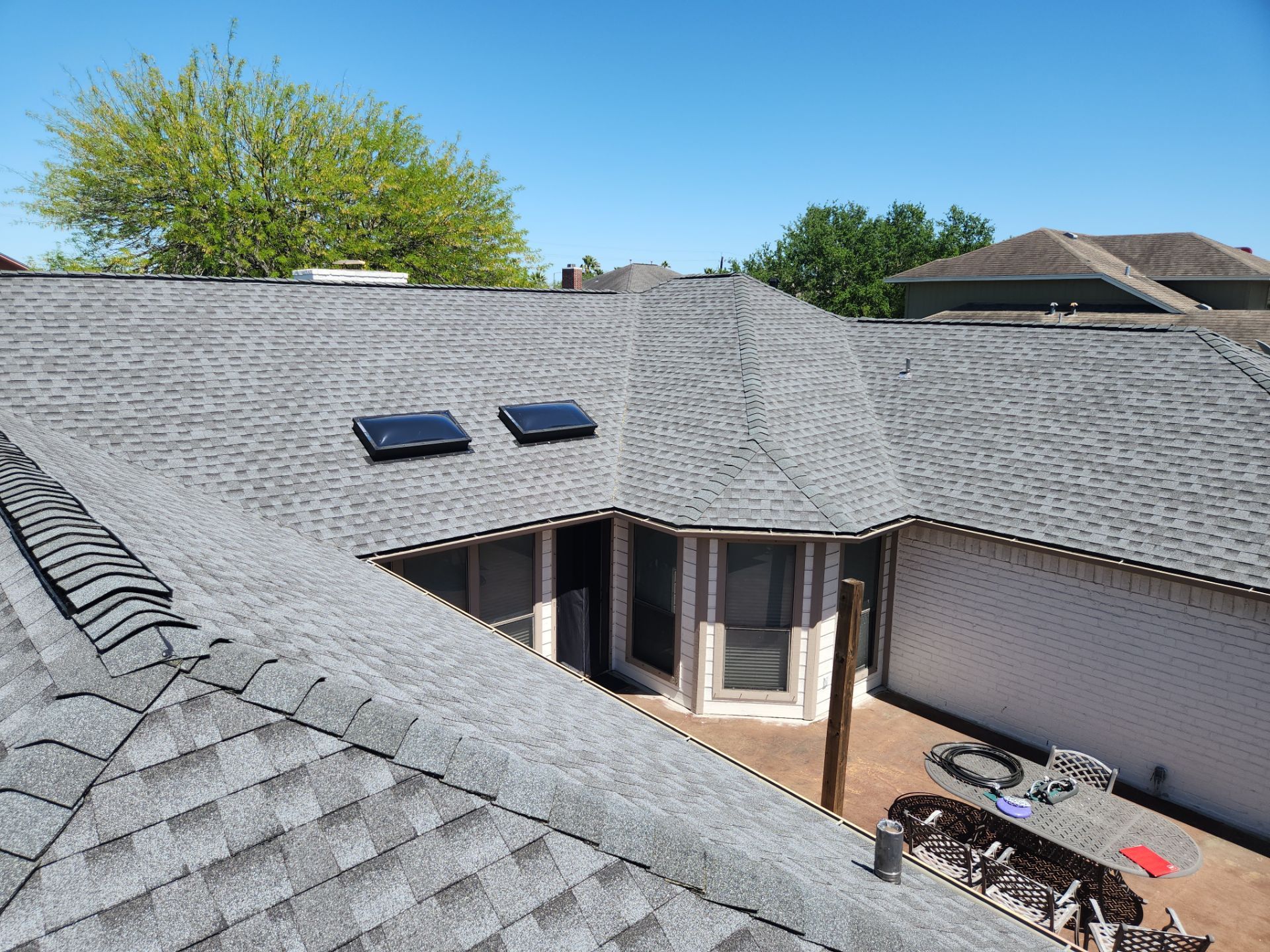 Residential Roofing Installation using GAF HDZ Pewter Grey by Lighthouse Roofing