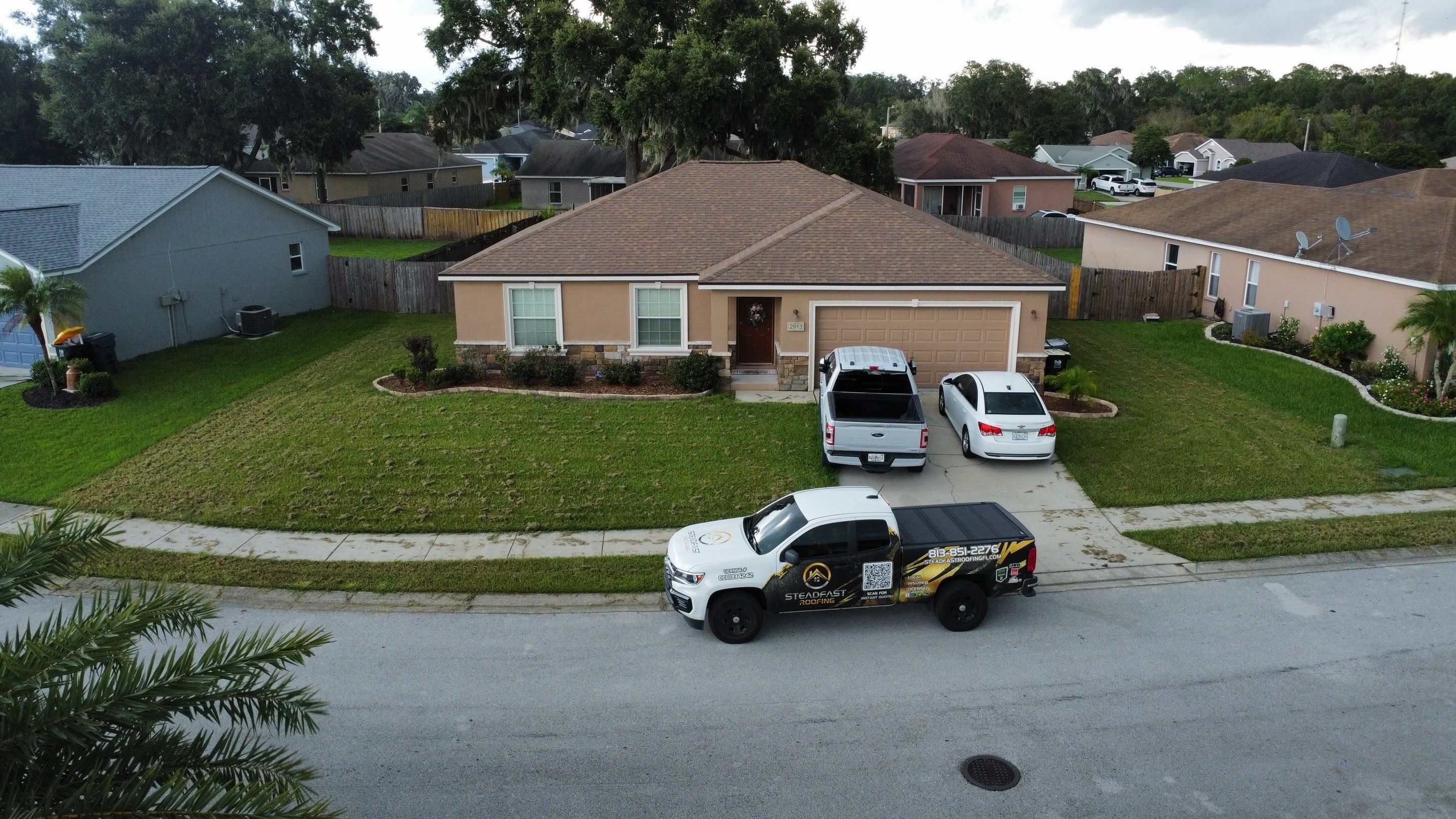 Roof Replacement in Mulberry, FL by Steadfast Roofing 