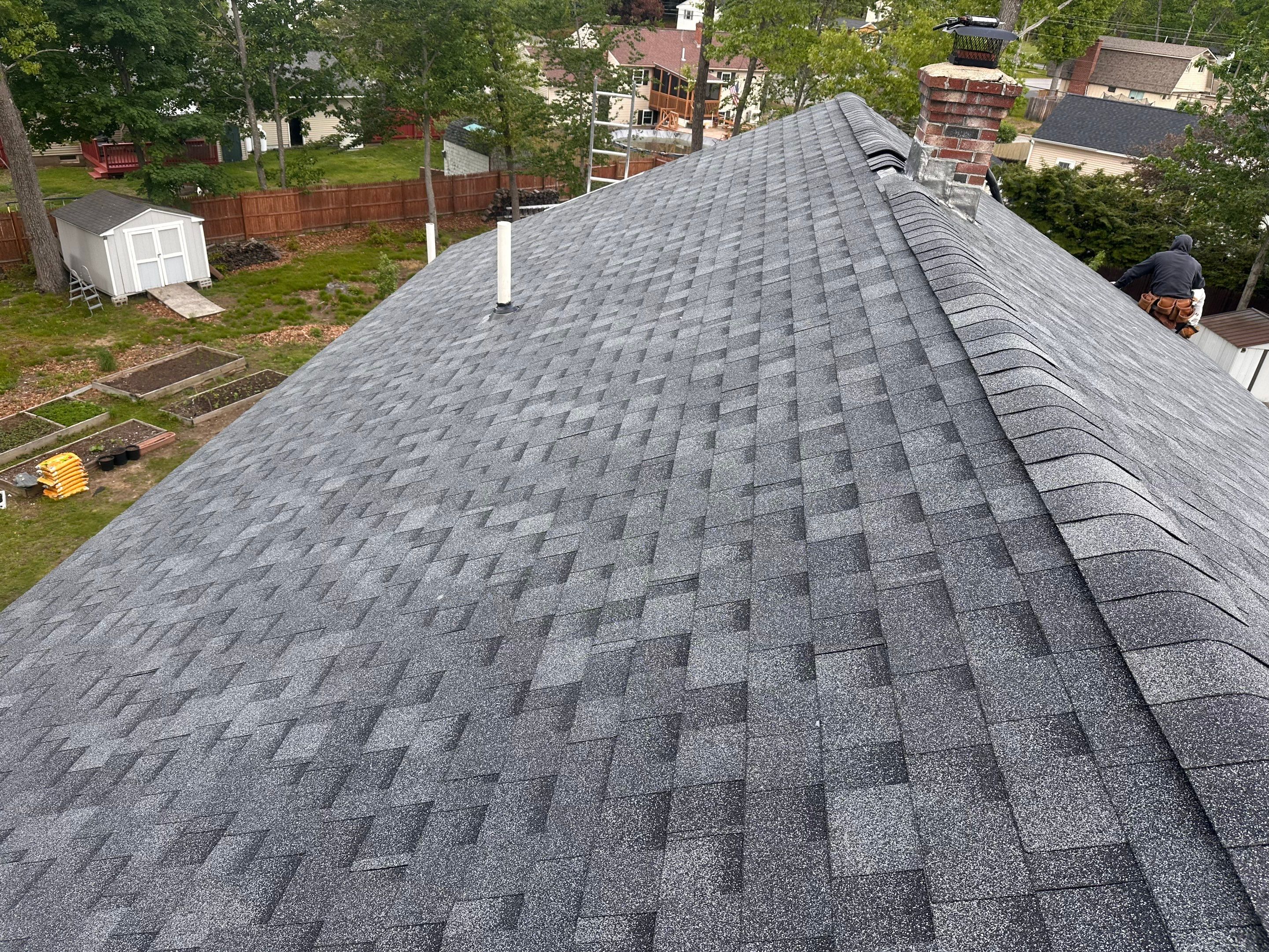 Asphalt Roof Replacement and IKO Cambridge Shingle Installation in Sanford by Tall pine roofing