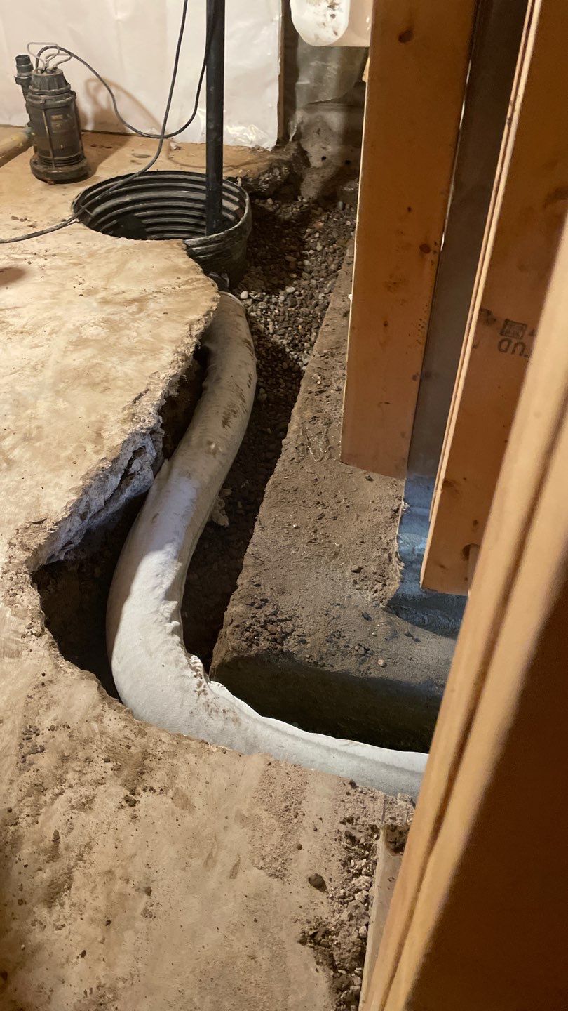 Interior Drain Tile & Sump Pump in Lino Lakes, MN by Waterproofing Northeast
