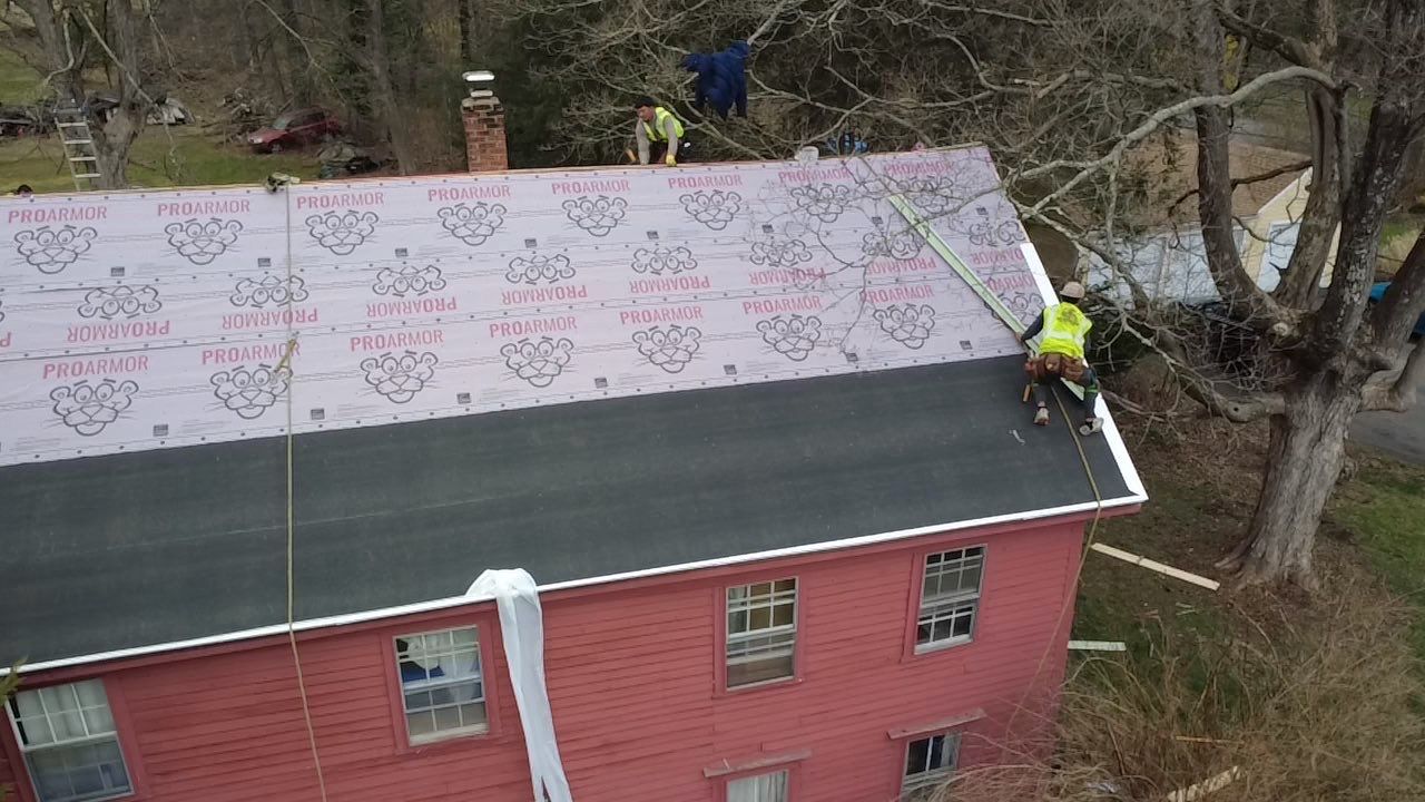 Owens Corning Duration Designer: Sand Dune in Woodbury, Connecticut by Golden Shield Roofing