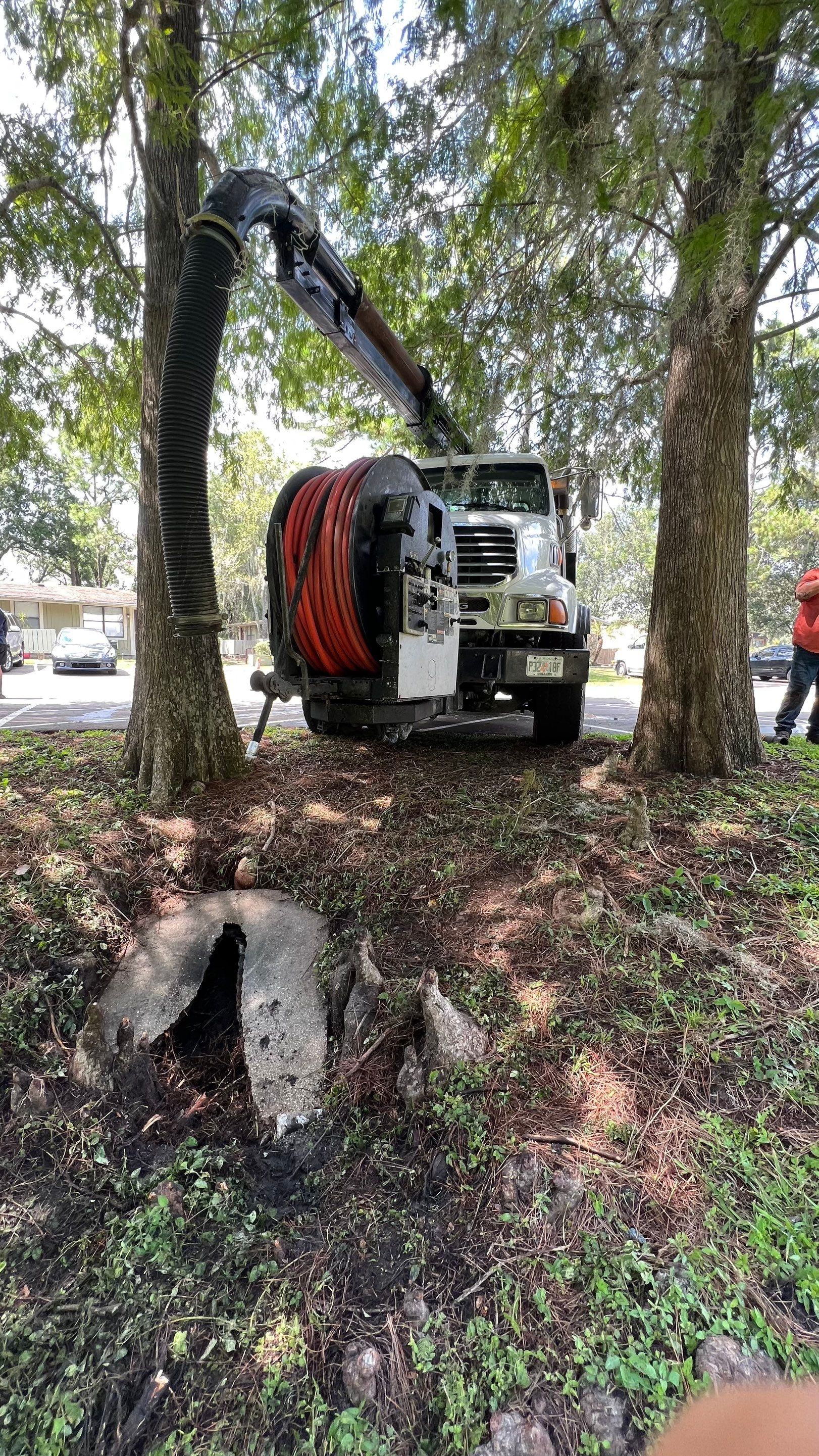 Apartment Complex Storm Water System Cleaning and Maintenance by APS Power & Water