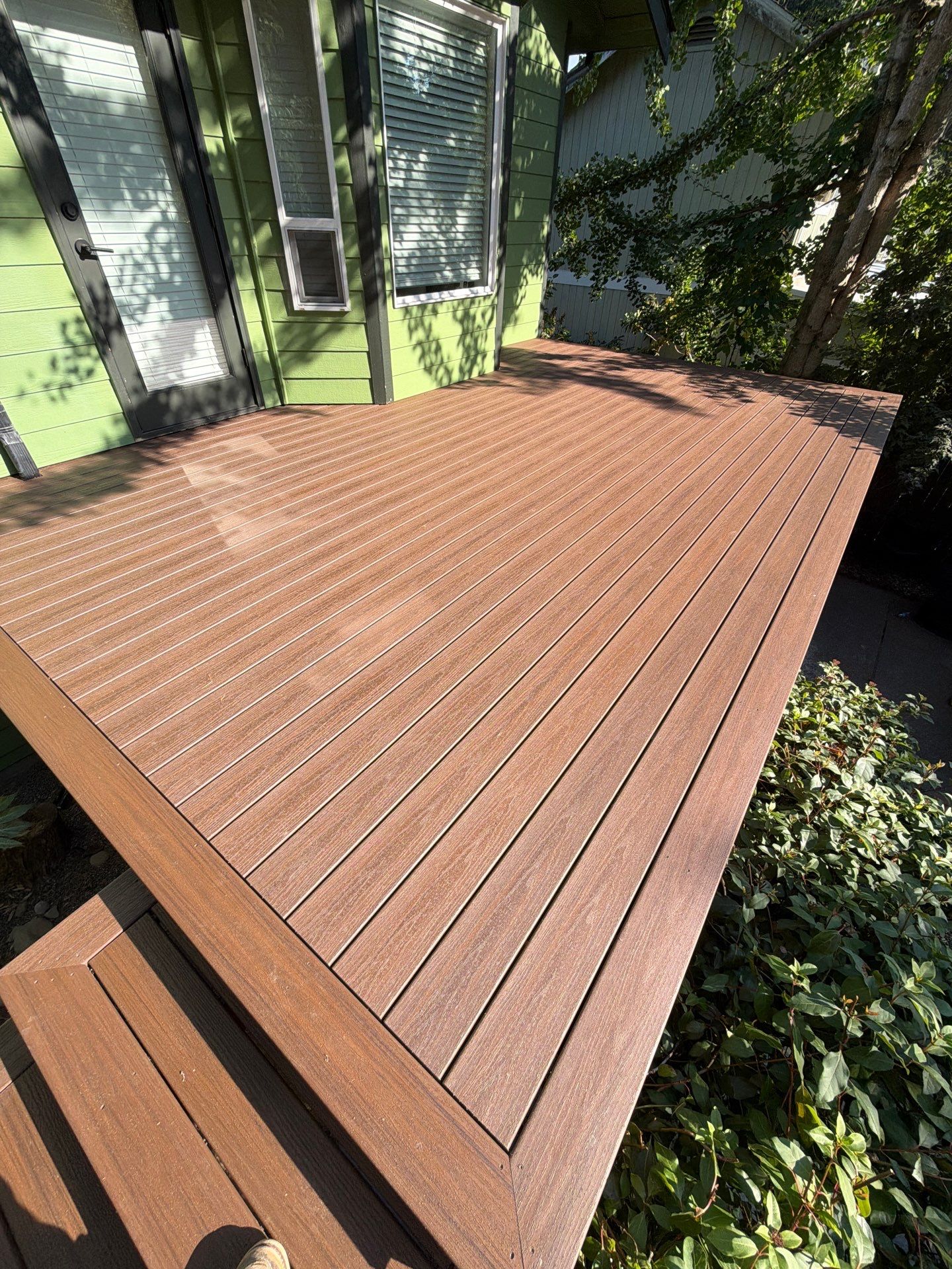 Composite Deck Replacement and Structural Footing Installation in Normandy Park by Emerald City Energy 