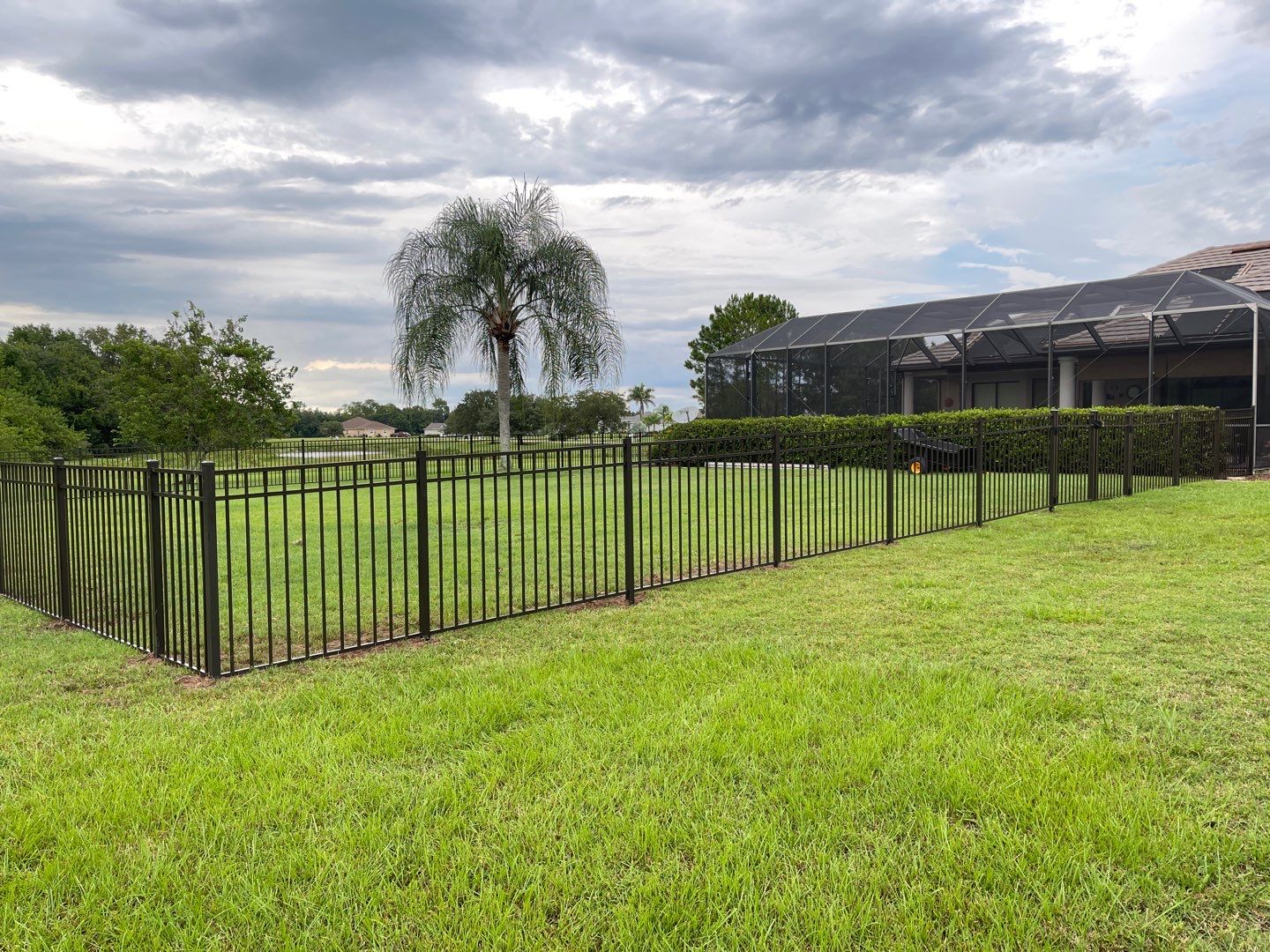 Parrish, FL 4ft. Tall Black 3-Rail Aluminum Fence by Asap fence and gates, LLC